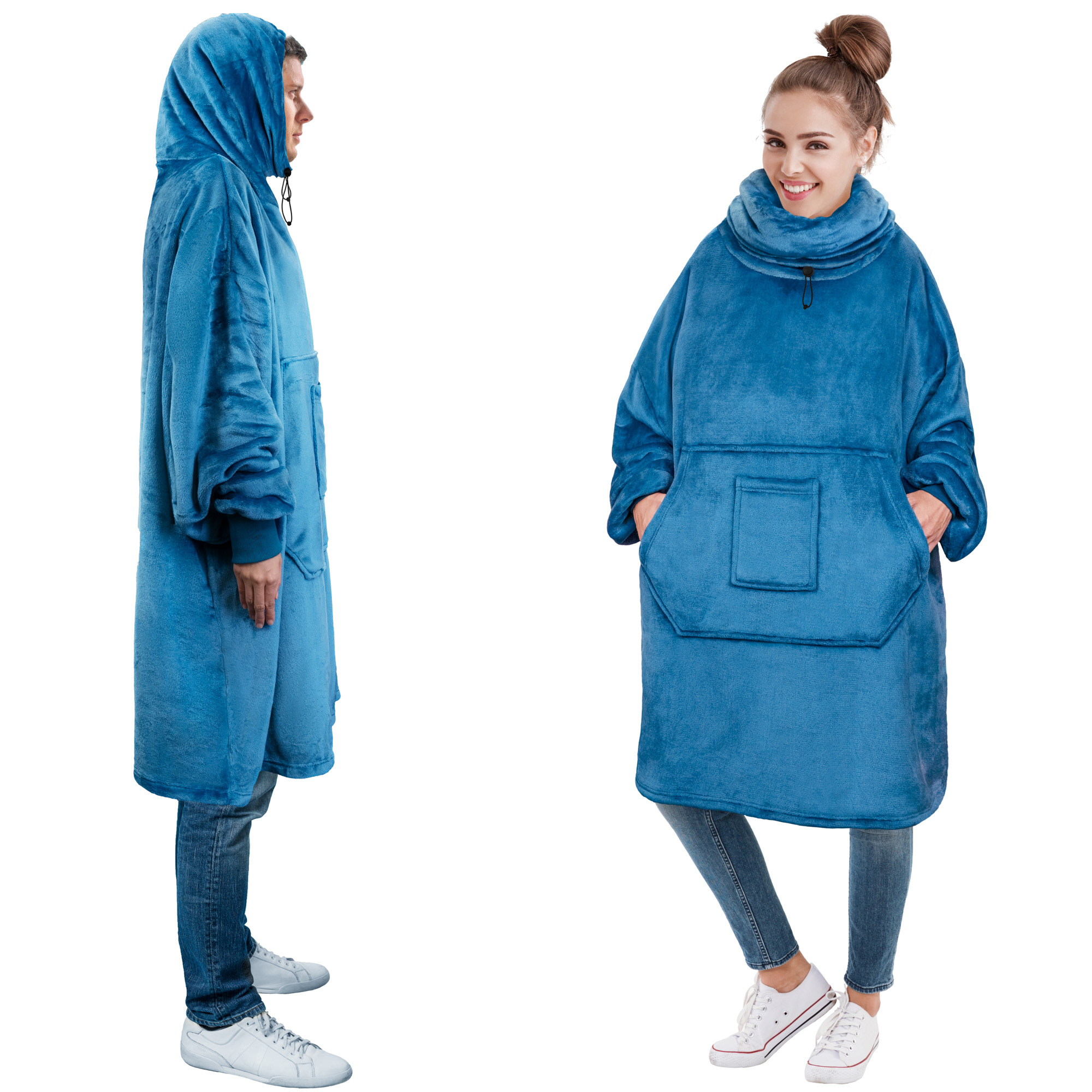 Cosy oversized best sale blanket hoodie