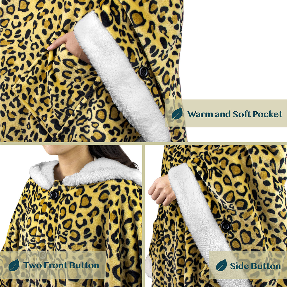 Manta portátil con capucha Angel Wrap para mujer acogedora poncho envolvente capucha tiro para adulto - Imagen 67 de 184