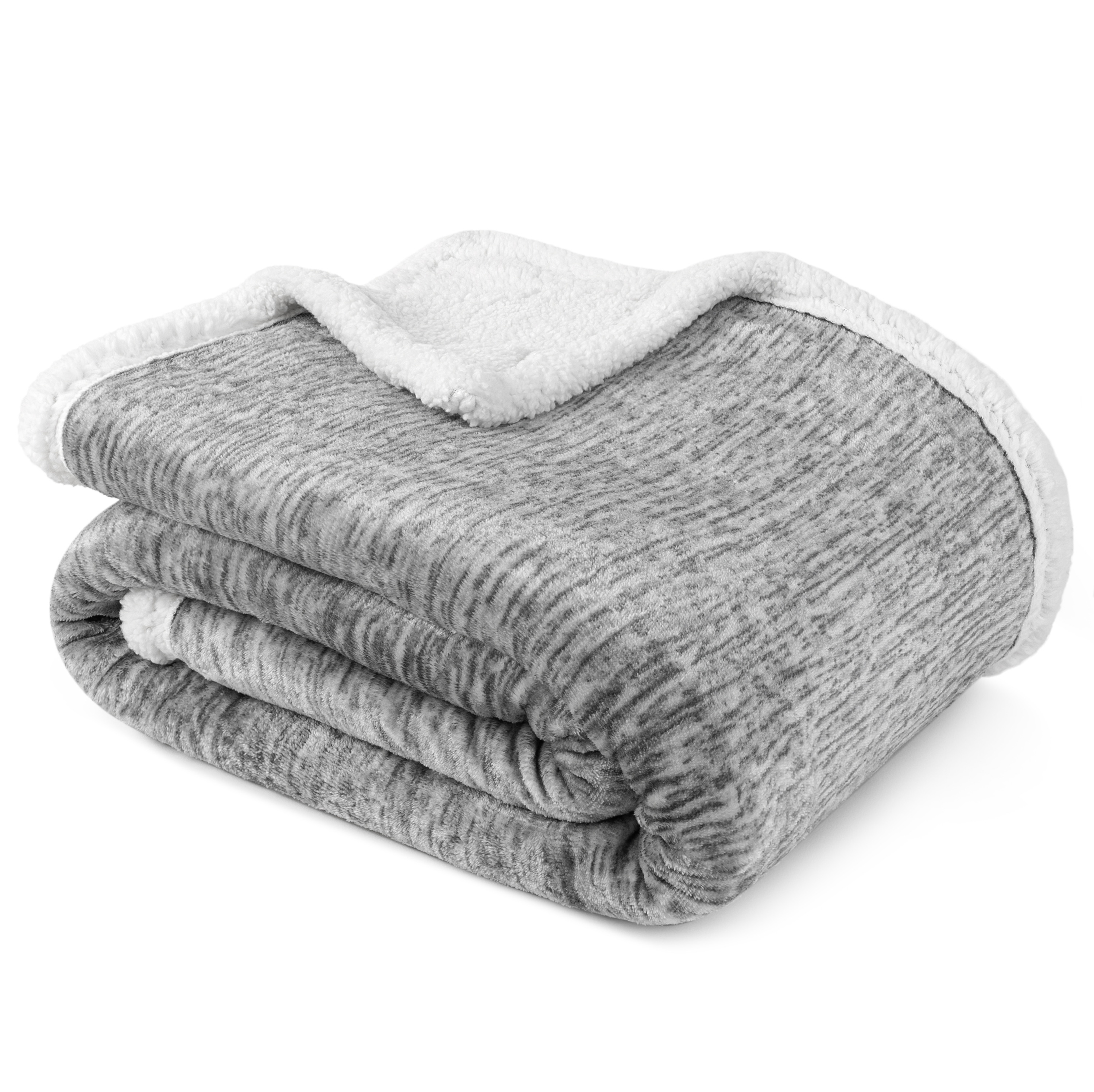 Fleece Reversible Plush Cozy Soft Throw For Bed Couch Sofa