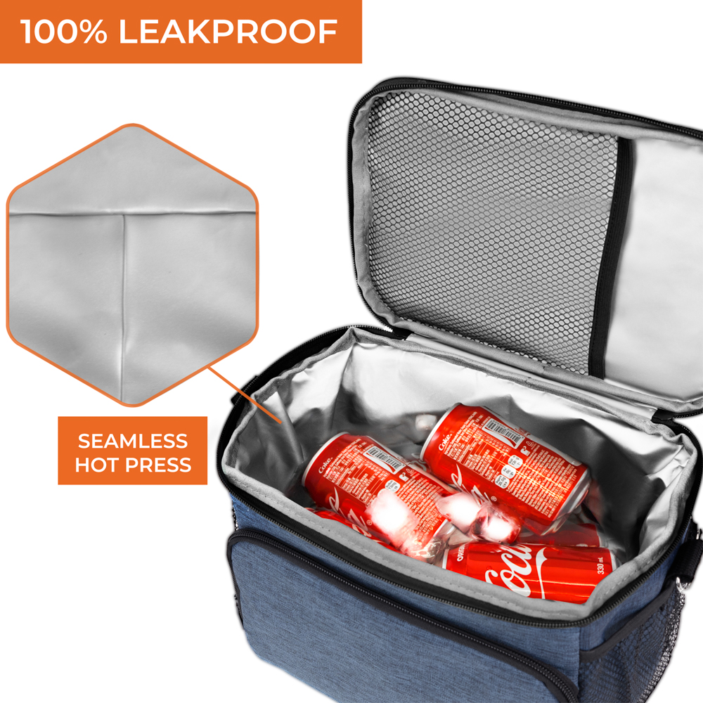 Insulated Lunch Bag Adult Lunch Box for Work School Men Women Kids Leakproof - Picture 23 of 35