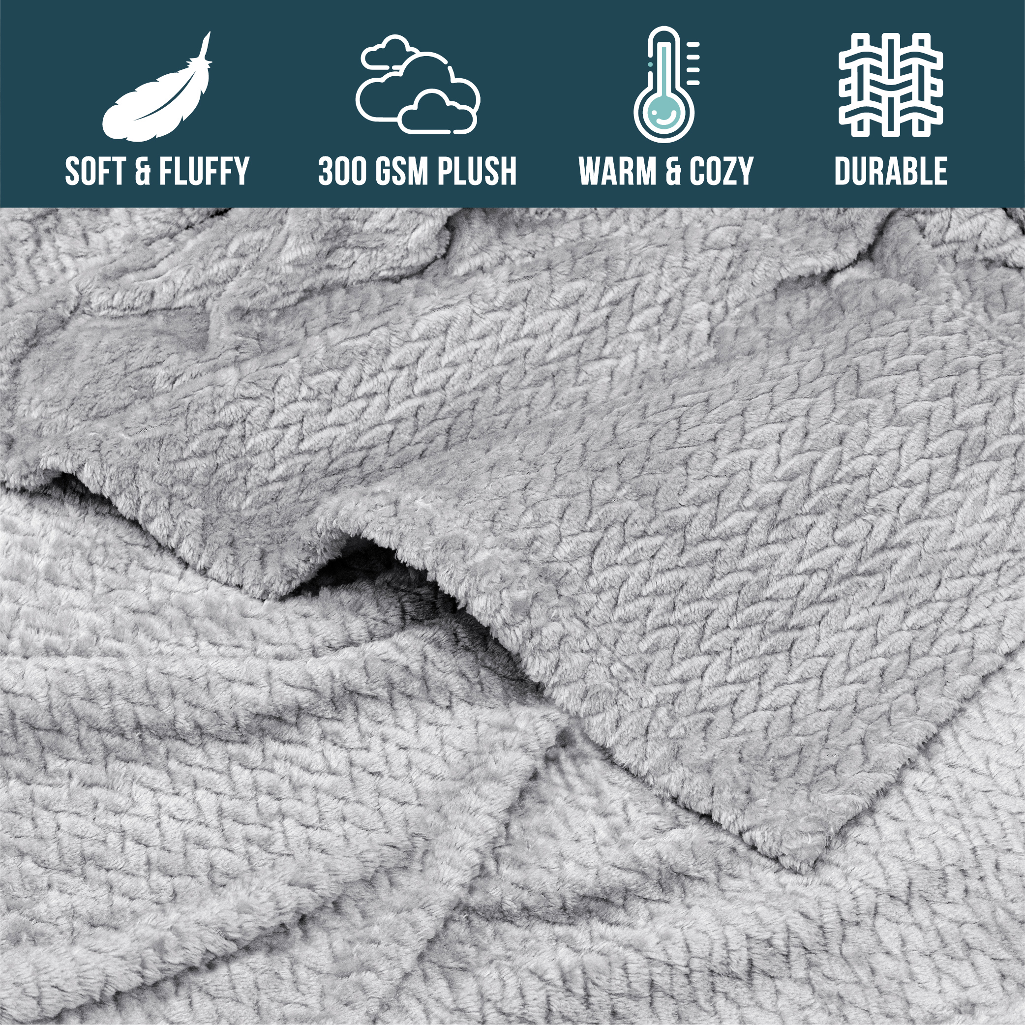 Super Soft Fleece Throw Blanket for Couch Sofa Bed Chair Lightweight Microfiber - Picture 50 of 139