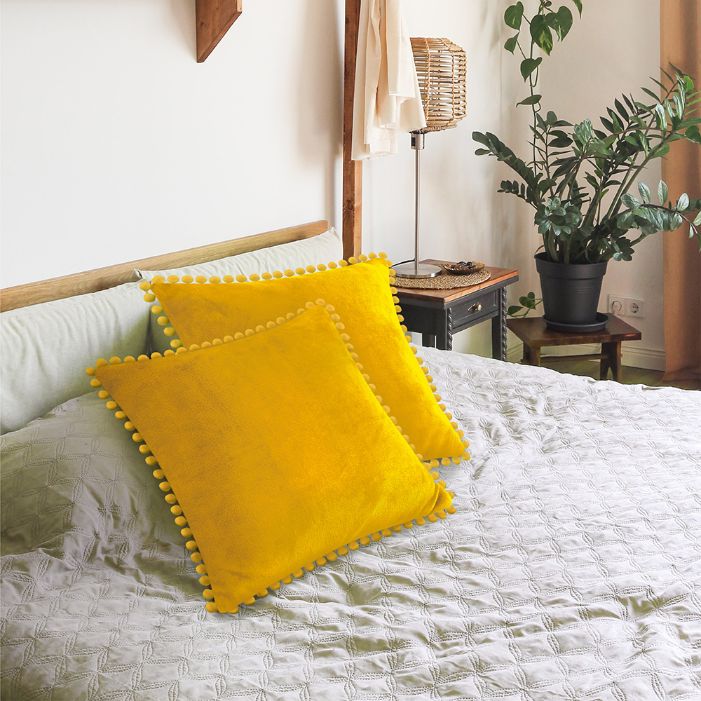 Juego de 2 fundas de almohada de terciopelo suave decoración de sofá - Imagen 80 de 122