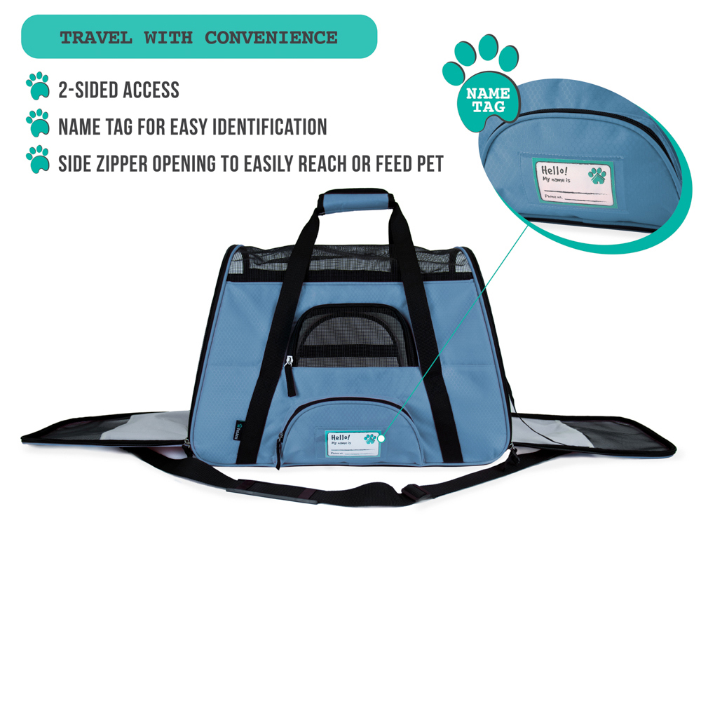 Pet Dog Cat Carrier Bag Soft Sided Comfort Travel Tote Case Airline Approved US - Picture 64 of 215