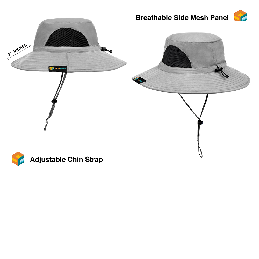 Outdoor Hiking Fishing Hat Summer Sun Protection Wide Brim Boonie Shade 50+ UPF - Picture 37 of 81