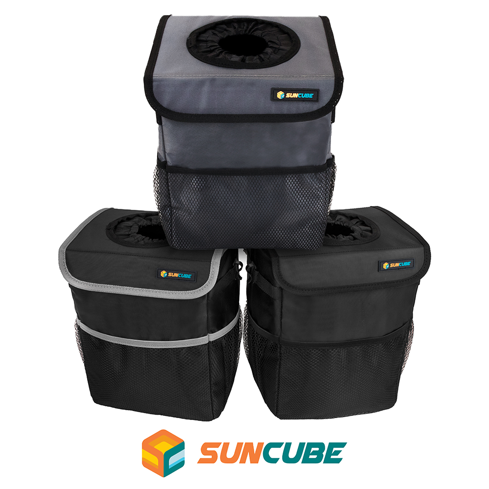 Auto Car Waterproof Trash Bag Litter Bin Can Garbage Waste Storage Organizer Box - Picture 8 of 22
