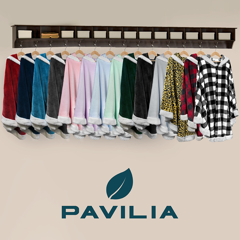 Manta portátil con capucha Angel Wrap para mujer acogedora poncho envolvente capucha tiro para adulto - Imagen 87 de 184