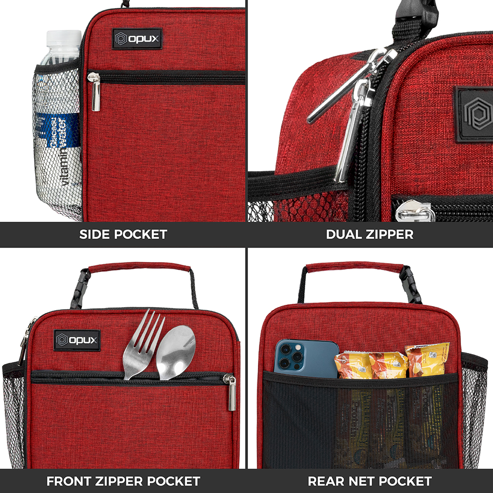 Insulated Lunch Bag For Kids Men Women Mini Small Lunch Box Office School Work - Picture 37 of 49