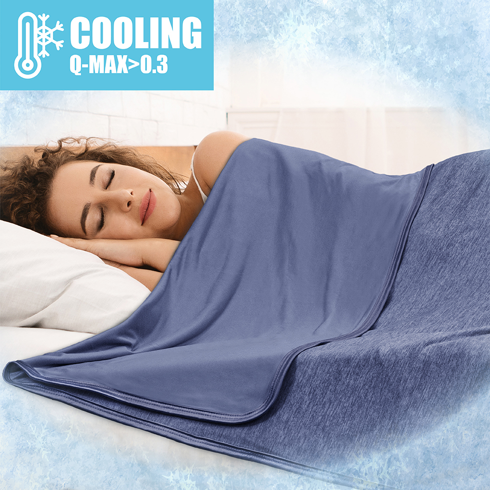 Kühldecken Sommerdecke absorbiert Körperwärme für Warmschläfer leicht - Bild 22 von 42
