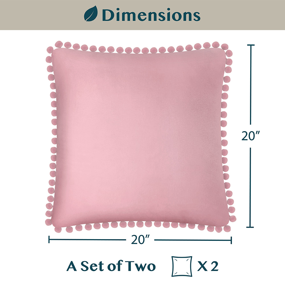Juego de 2 fundas de almohada de terciopelo suave decoración de sofá - Imagen 52 de 122