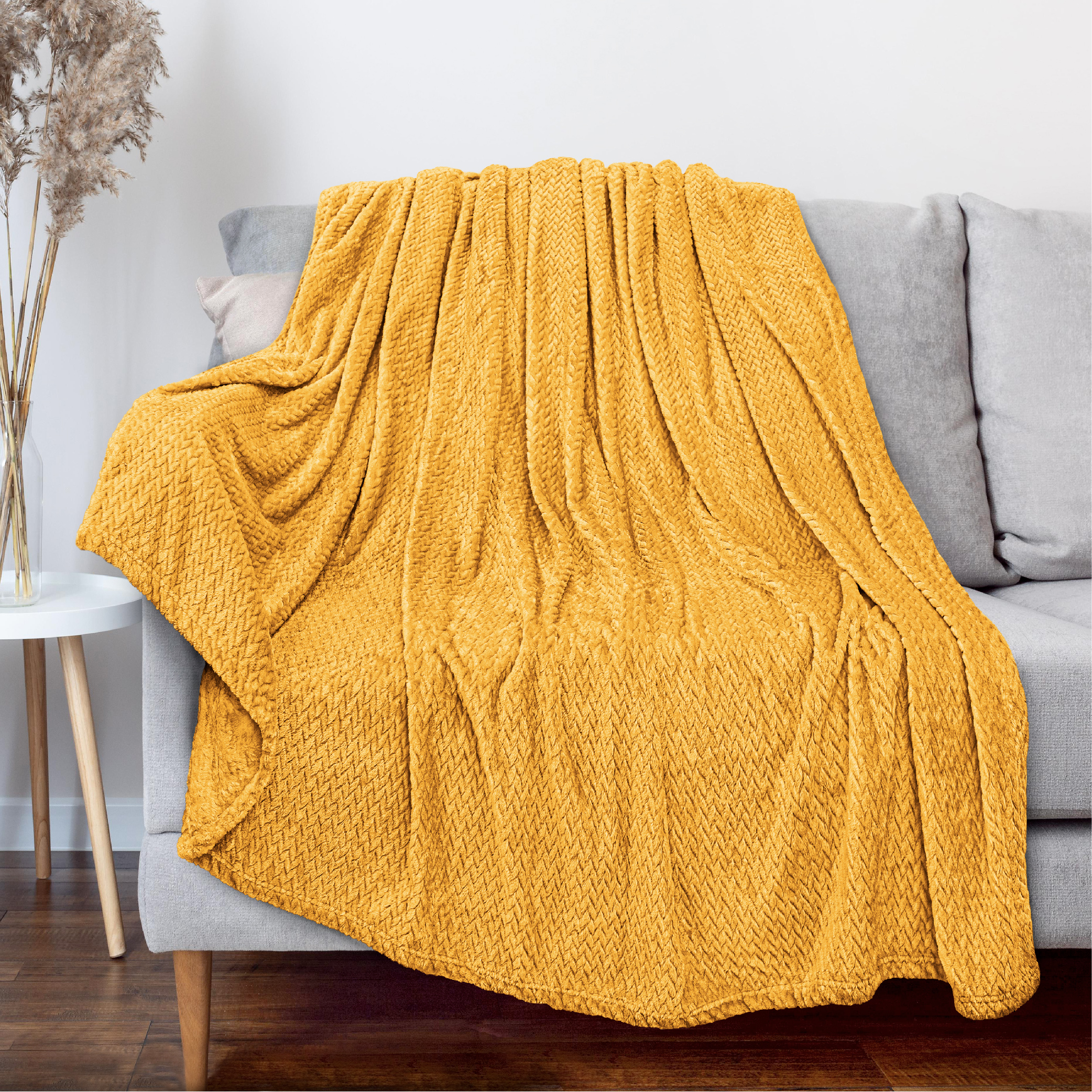 Super Soft Fleece Throw Blanket for Couch Sofa Bed Chair Lightweight Microfiber - Picture 65 of 139