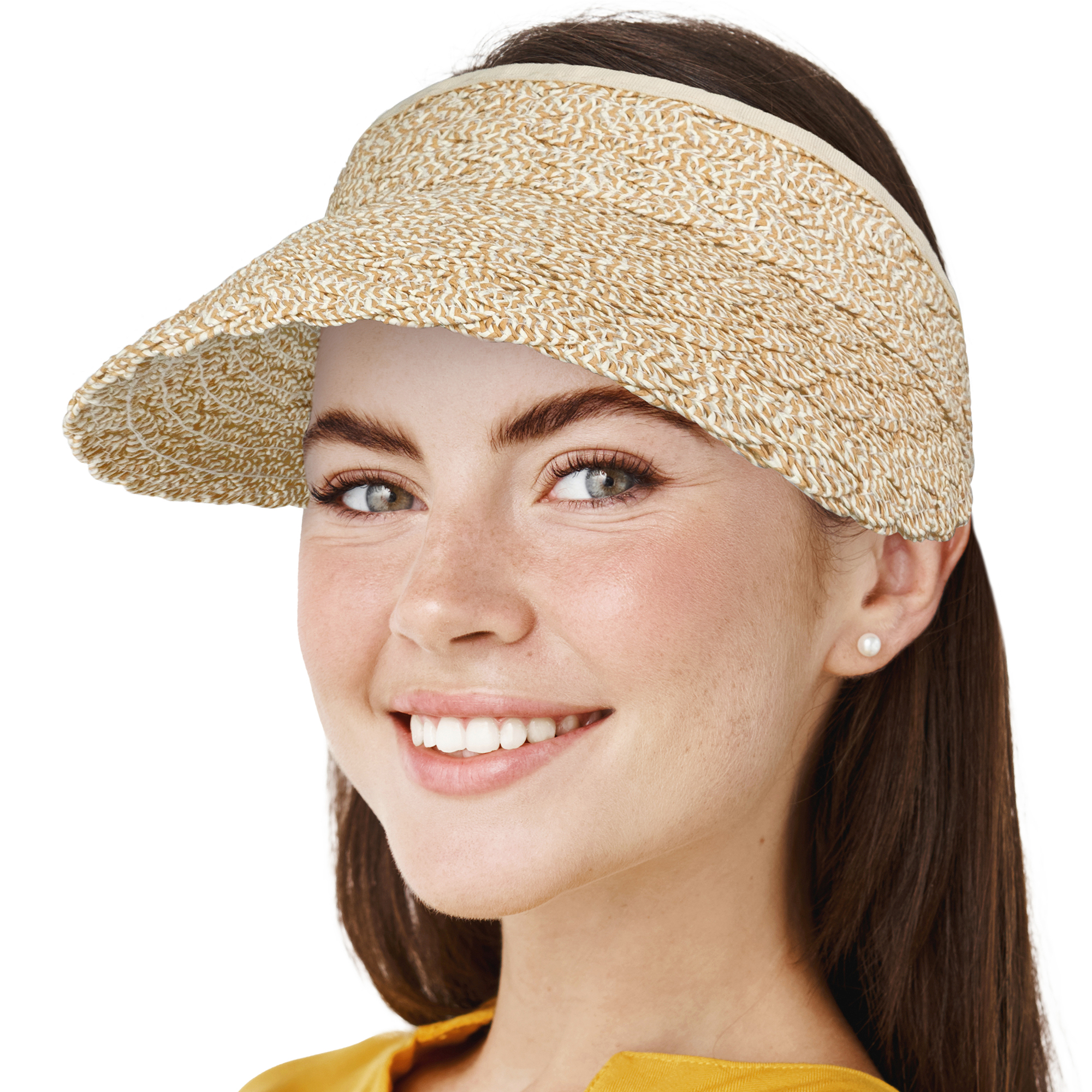 straw sun visor womens