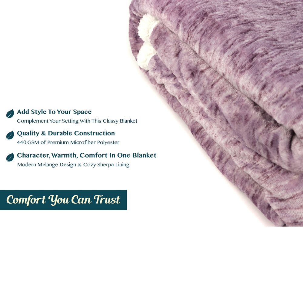 Sherpa Flannel Fleece Reversible Blanket Plush Soft Throw for Bed Couch Sofa - Picture 52 of 59