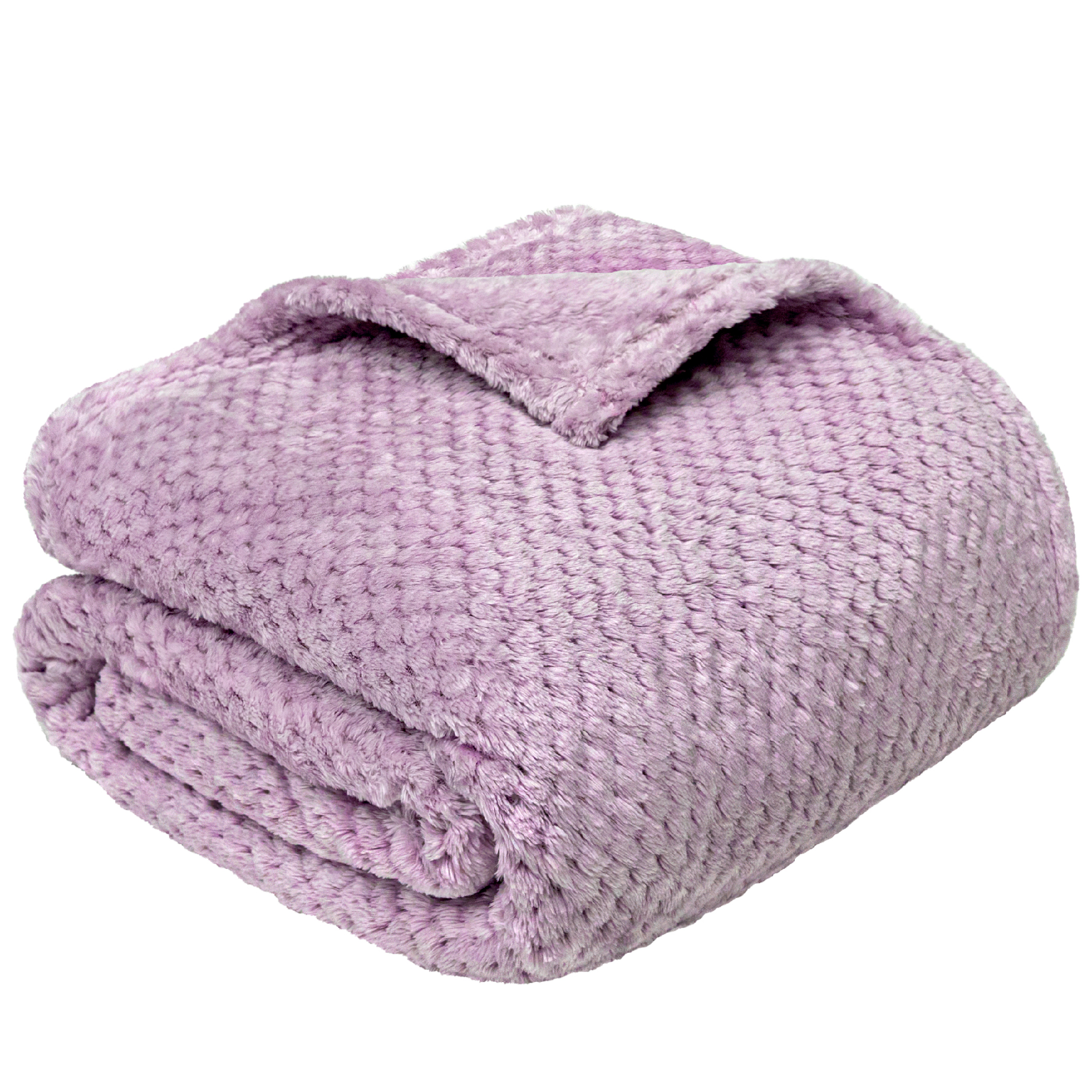 Throw Blanket for Sofa Couch Bed Lightweight Microfiber Polyester Waffle Pattern - Picture 82 of 190
