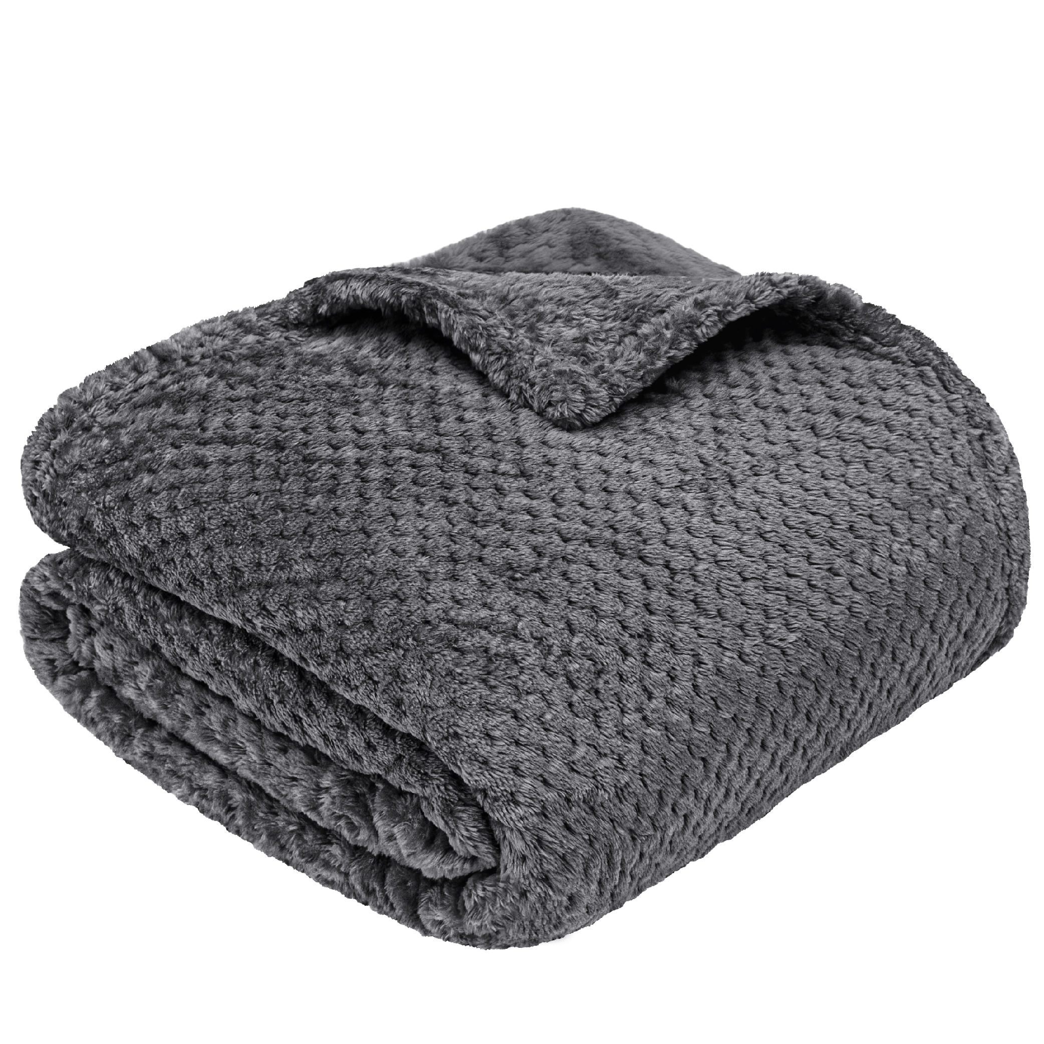 Throw Blanket for Sofa Couch Bed Lightweight Microfiber Polyester Waffle Pattern - Picture 12 of 190