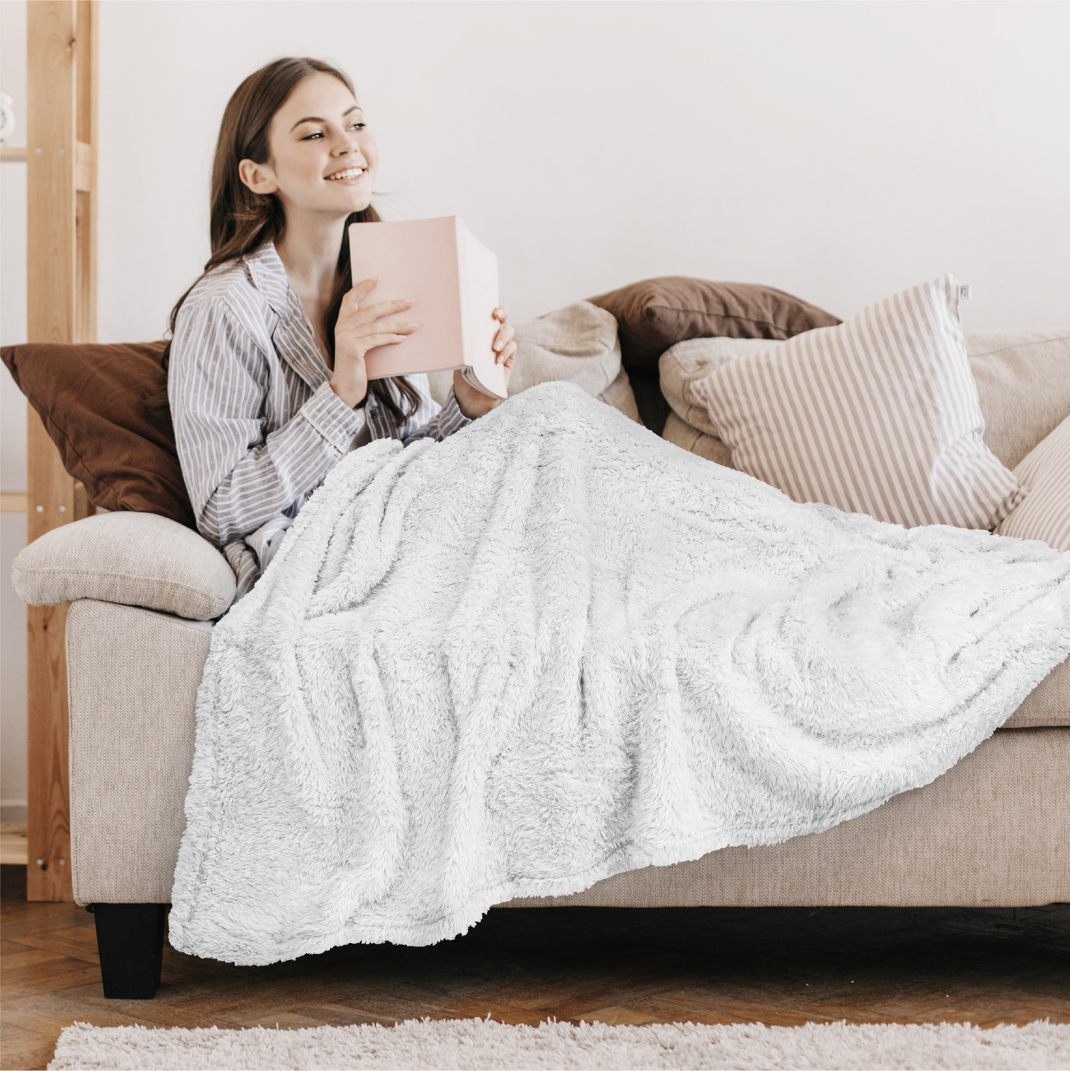 Super Soft Blanket Lightweight Sherpa Fleece Warm Fluffy Throws Couch Sofa Bed - Picture 160 of 169