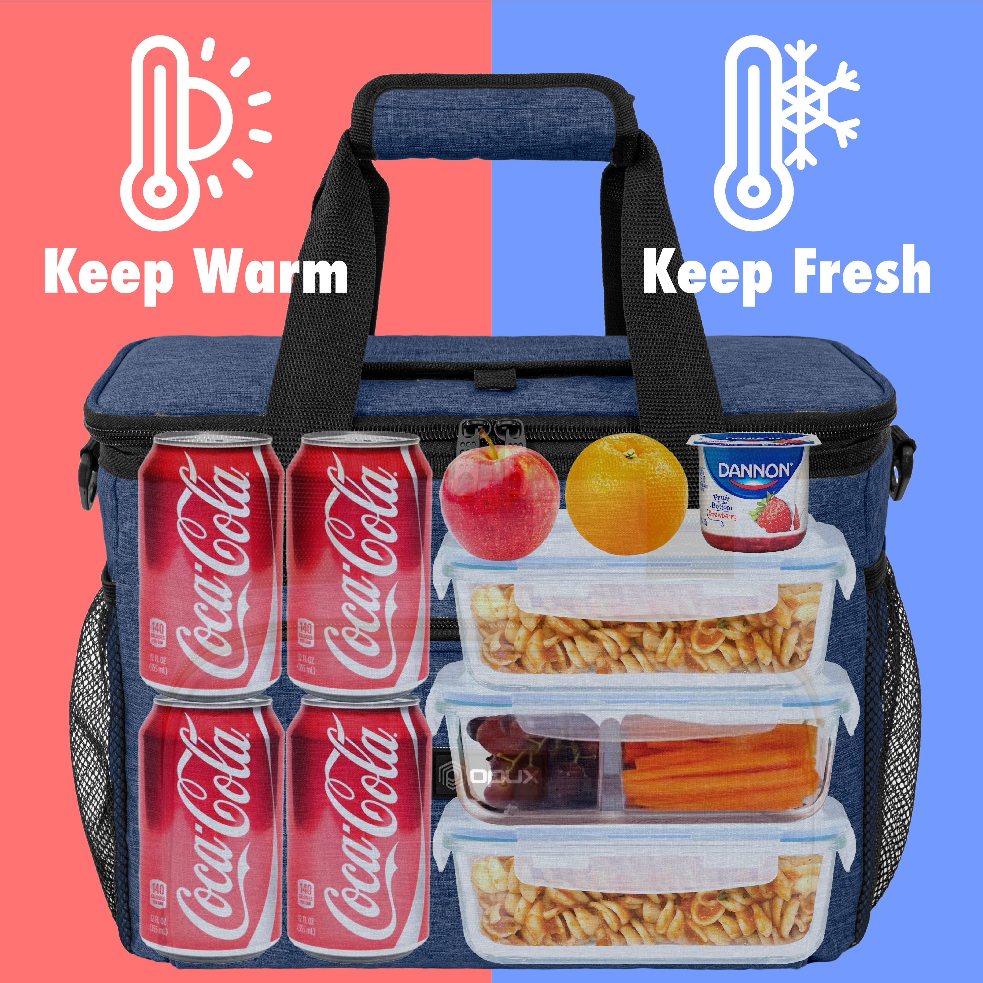 Large Insulated Lunch Bag Mini Cooler for Adults For Travel Women Men Leakproof - Picture 56 of 63