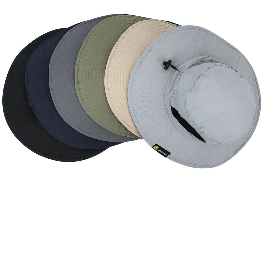 Outdoor Hiking Fishing Hat Summer Sun Protection Wide Brim Boonie Shade 50+ UPF - Picture 41 of 81