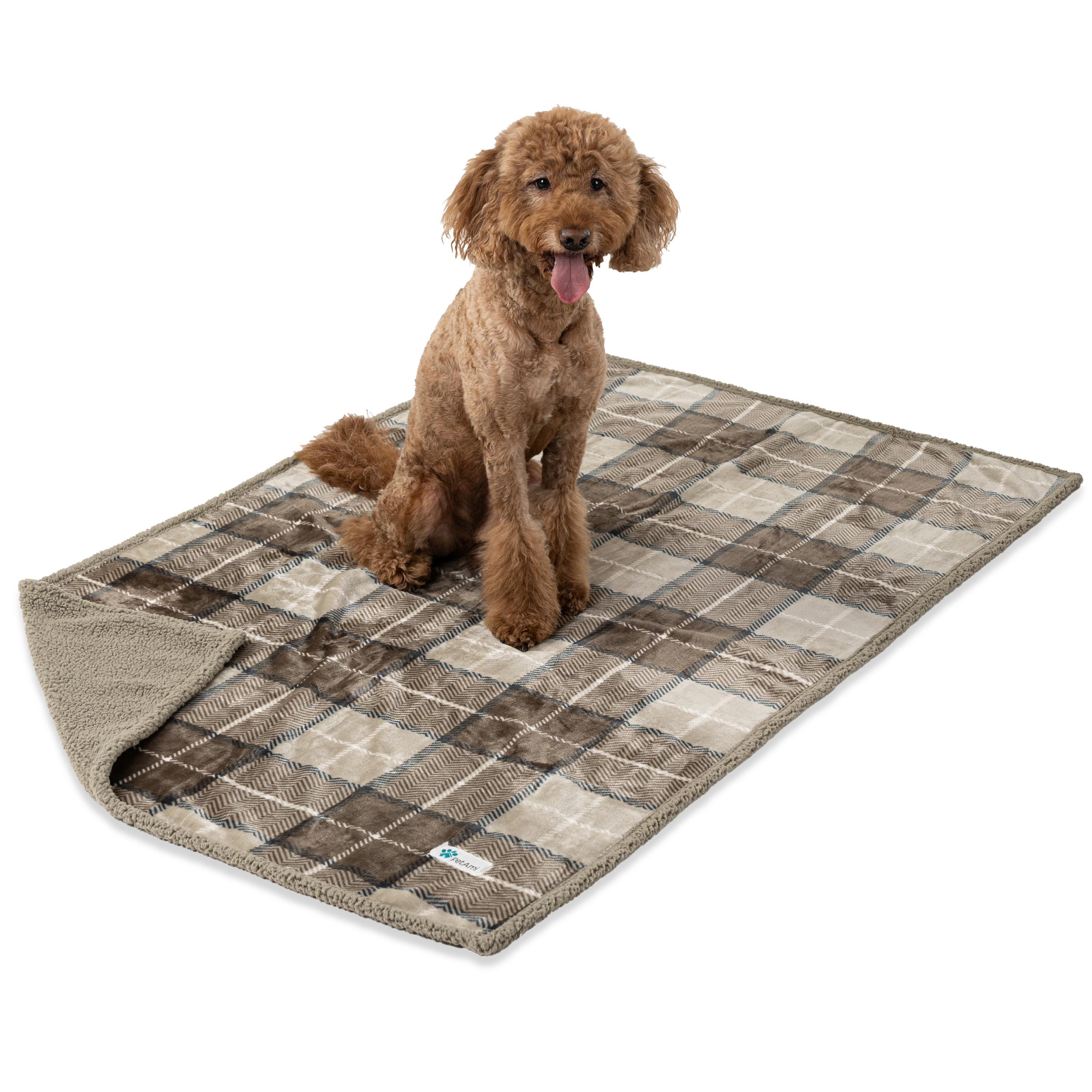 WASSERDICHTE Hundedecke für Haustierbett Couch Möbel Welpe Katze Sherpa Fleece weich - Bild 115 von 146