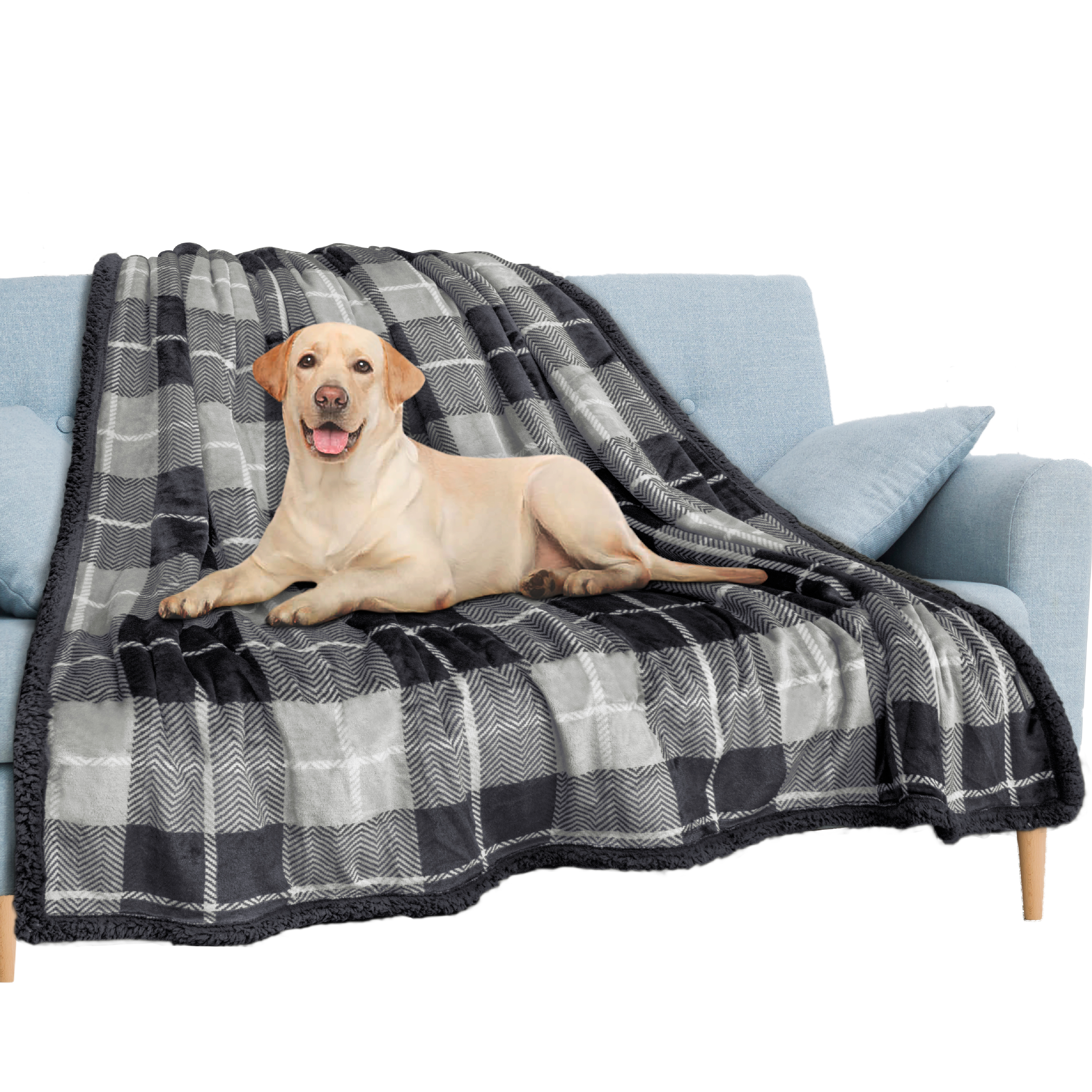 Wasserdichte Decke für Couch Schlafsofa Schonbezug Wasserabweisend Großer Hund - Bild 30 von 63