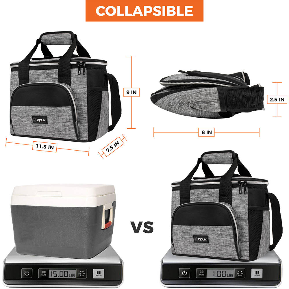 Insulated Lunch Bag for Men Women Large Leakproof Lunch Tote Cooler Work Picnic - Picture 28 of 47