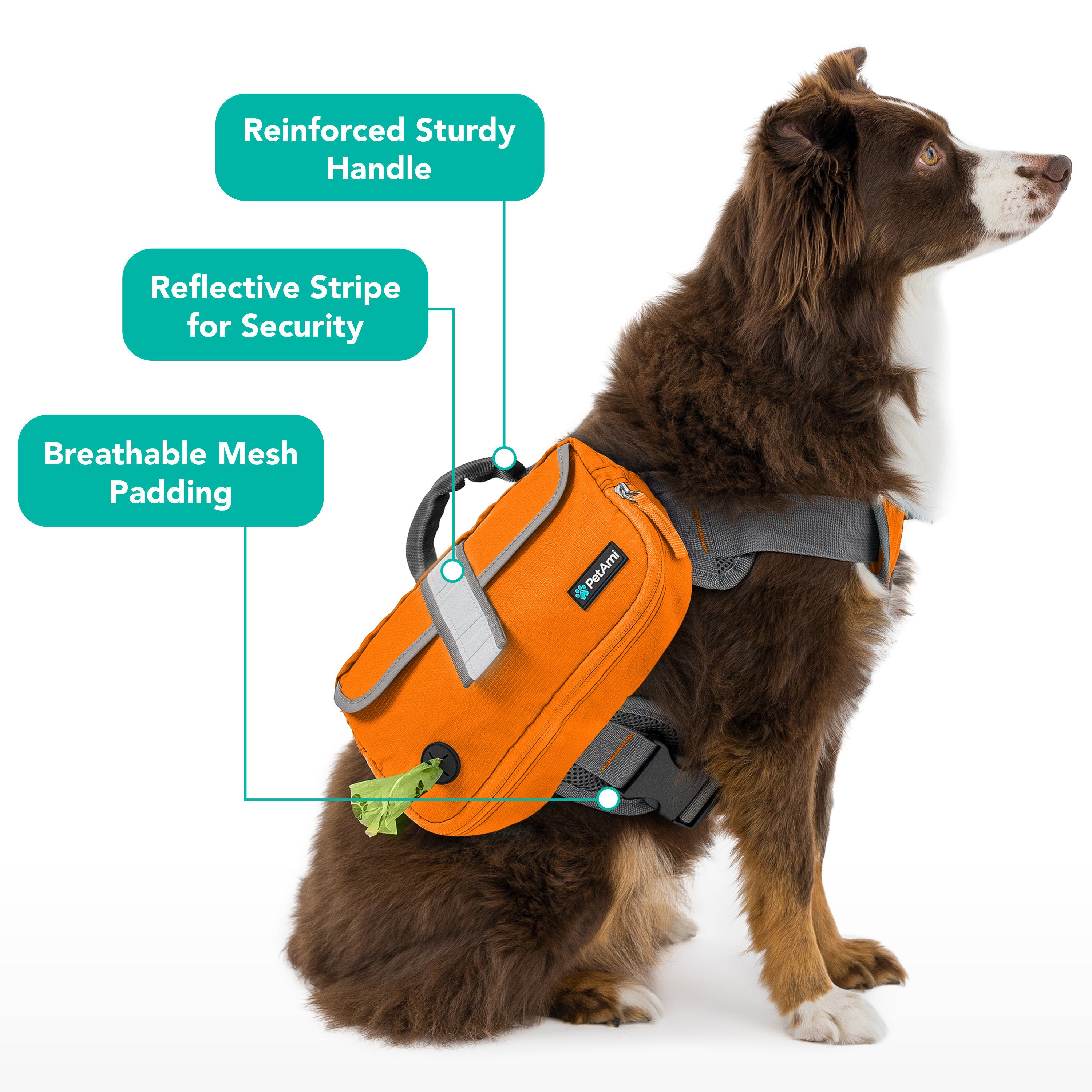 Dog Harness Backpack for Medium Large Dogs Hiking Pet Backpack Saddle Bag Pack Dog Harness Backpack for Medium Large Dogs Hiking Pet Backpack Saddle Bag Pack