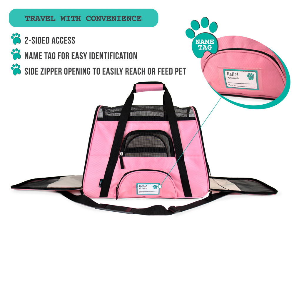 Pet Dog Cat Carrier Bag Soft Sided Comfort Travel Tote Case Airline Approved US - Picture 196 of 215