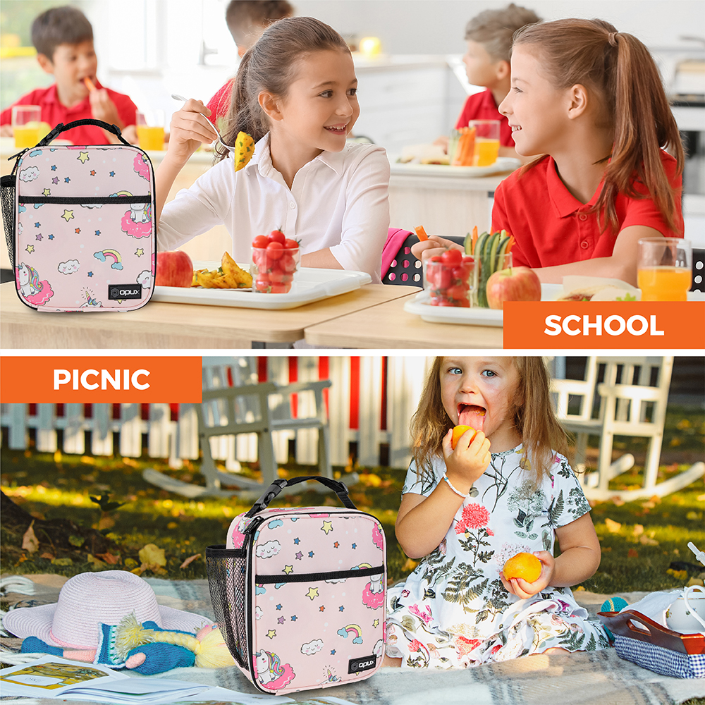 Insulated Lunch Bag Kids Adult Lunch Box for Work School Men Women Leakproof