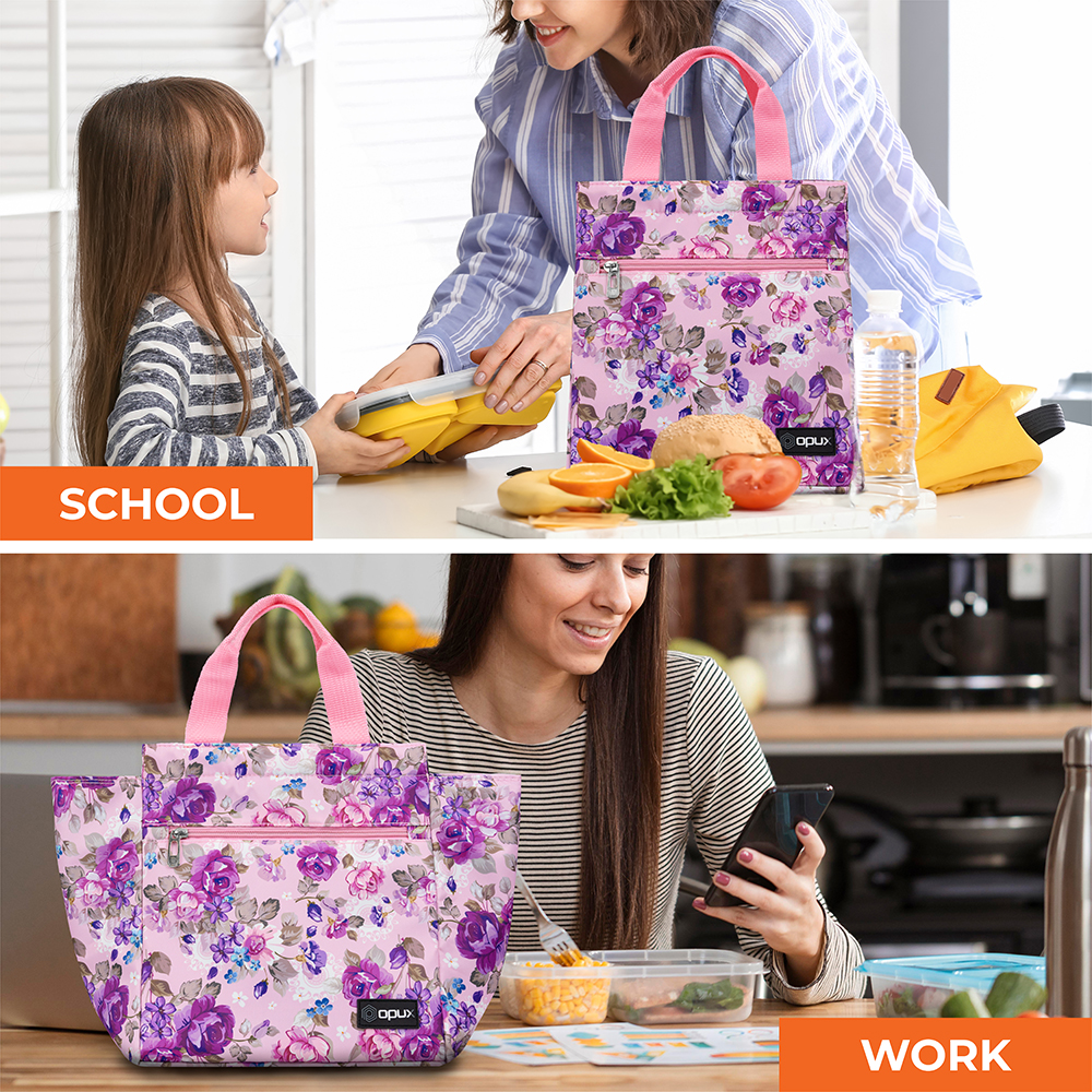 Insulated Lunch Bag Adult Lunch Box for Work School Men Women Kids Leakproof - Picture 36 of 57
