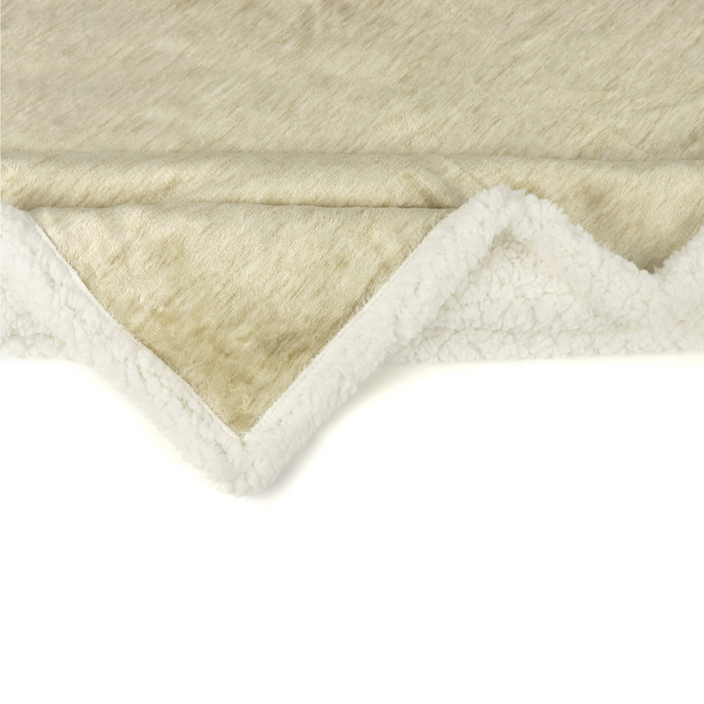 Sherpa Flannel Fleece Reversible Blanket Plush Soft Throw for Bed Couch Sofa - Picture 18 of 59