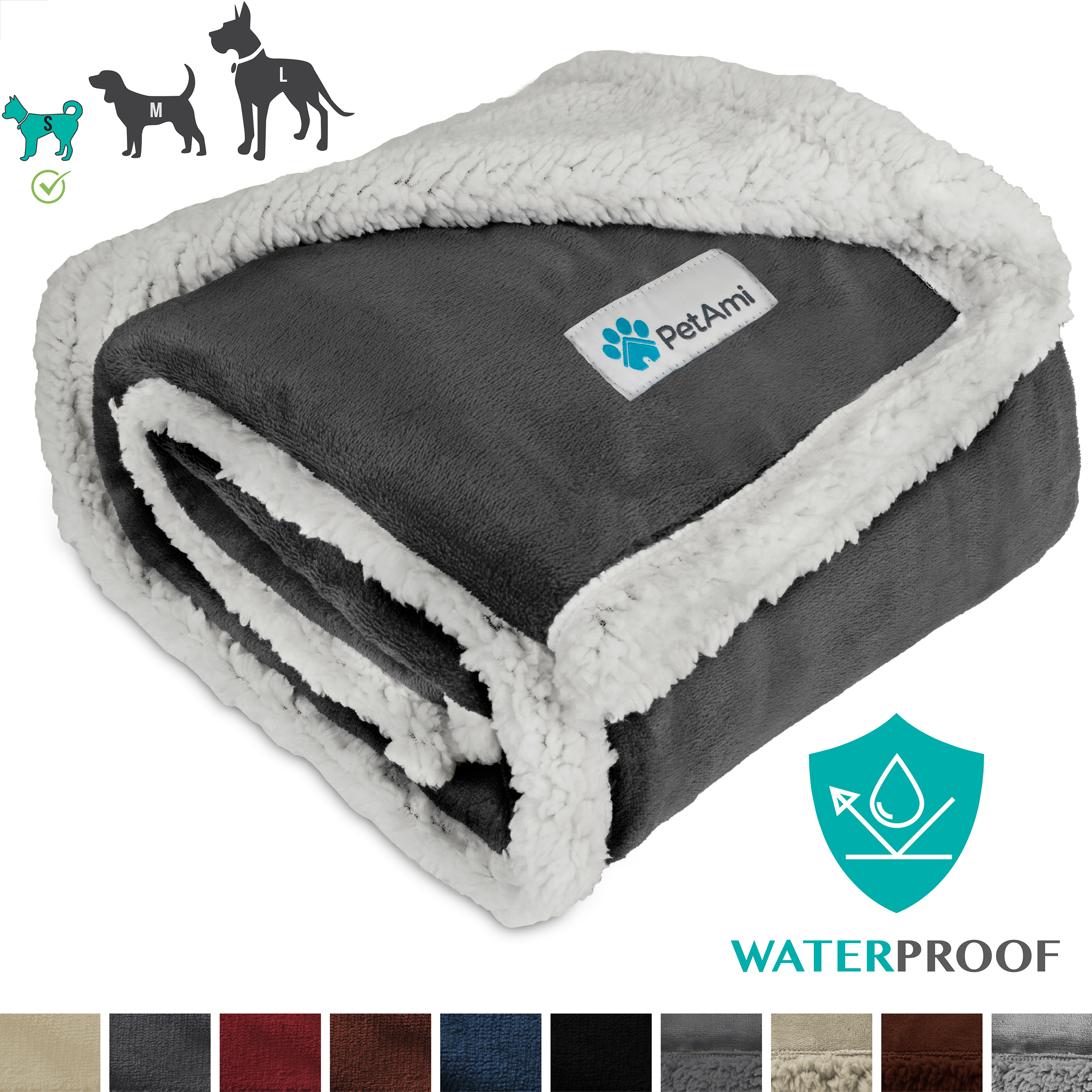 IMPERMEABLE Manta Perro Mascota Tiro para Sofá Proteger Muebles S M L Perro Gato Cachorro - Imagen 61 de 180