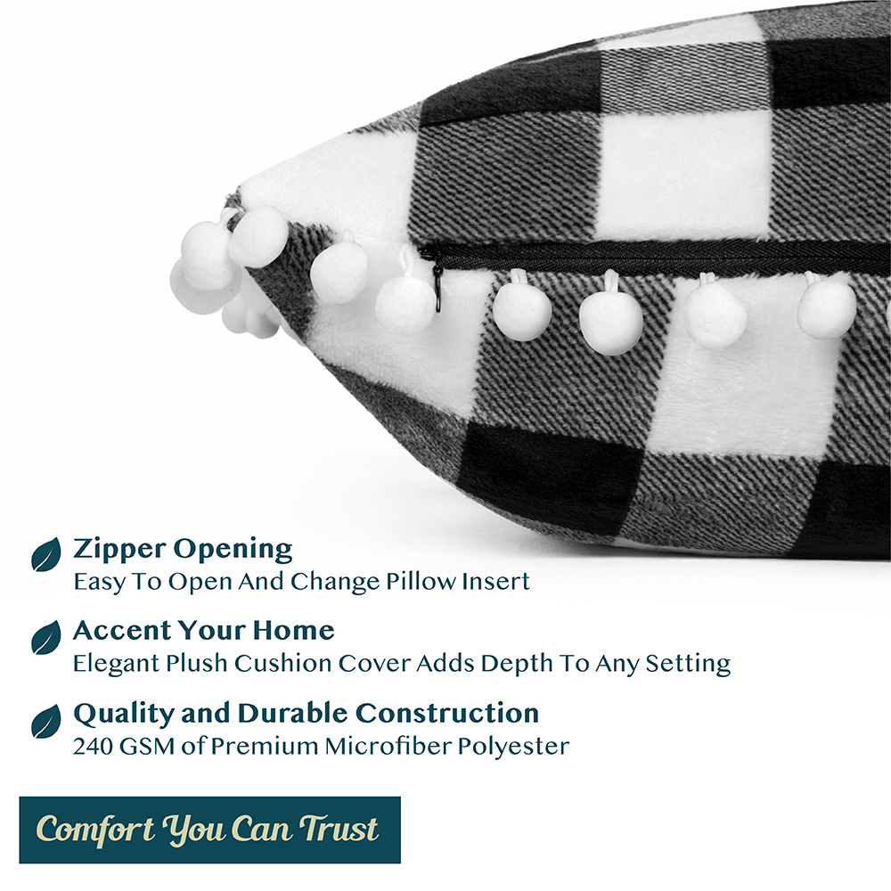 Juego de 2 fundas de almohada de terciopelo suave decoración de sofá - Imagen 32 de 122