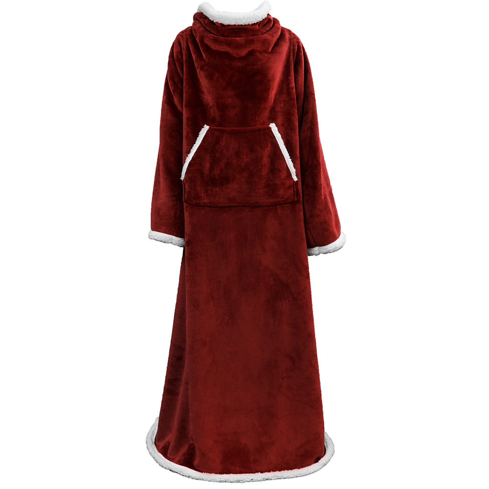 Fleece Wearable TV Blanket with Sleeves Front Pocket Robe Warn Soft Blanket Gift - Picture 161 of 168