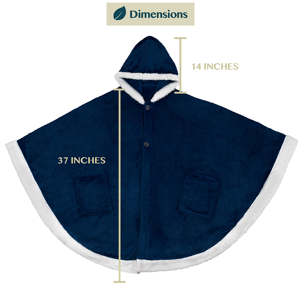 Manta portátil con capucha Angel Wrap para mujer acogedora poncho envolvente capucha tiro para adulto - Imagen 135 de 184