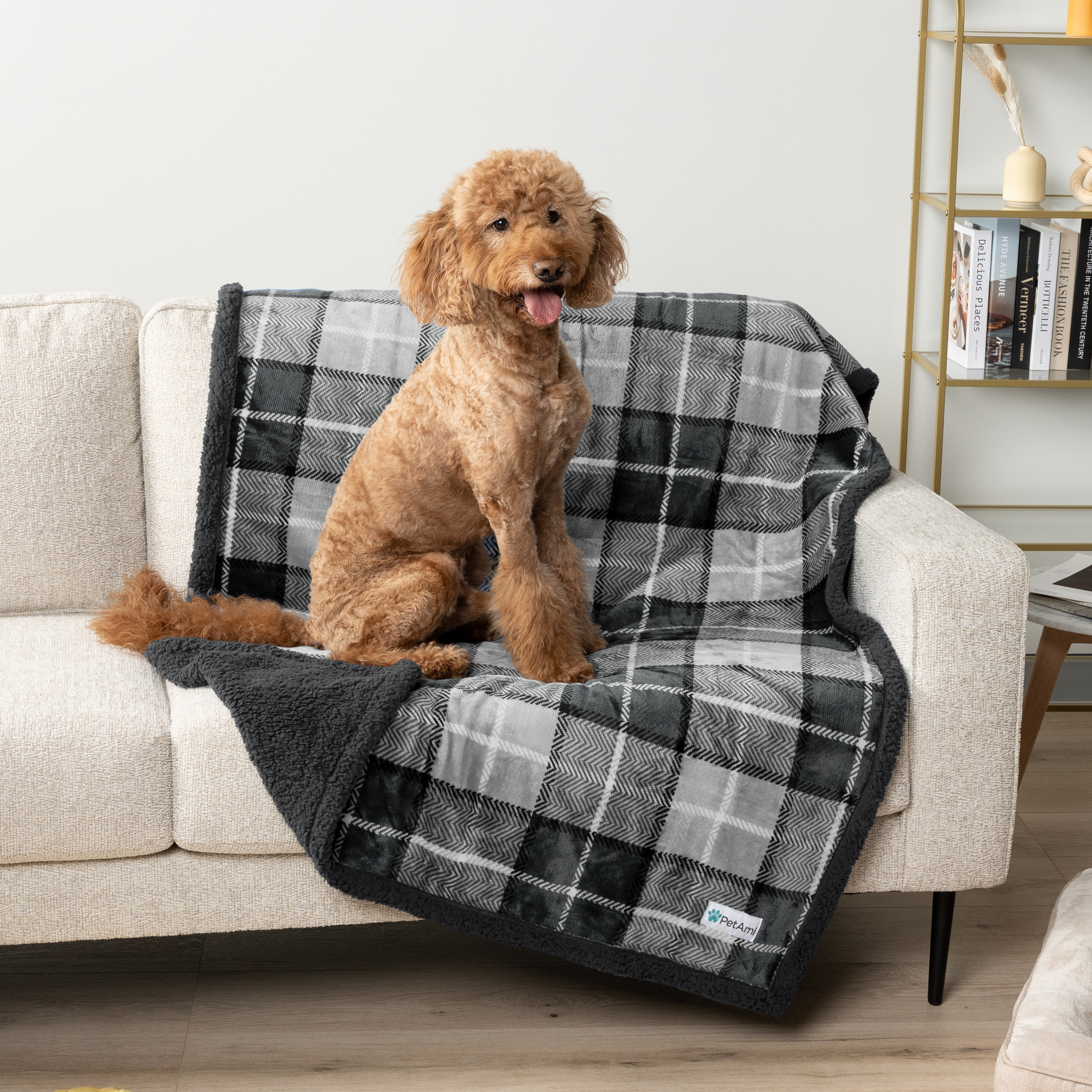 WASSERDICHTE Hundedecke für Haustierbett Couch Möbel Welpe Katze Sherpa Fleece weich - Bild 83 von 146