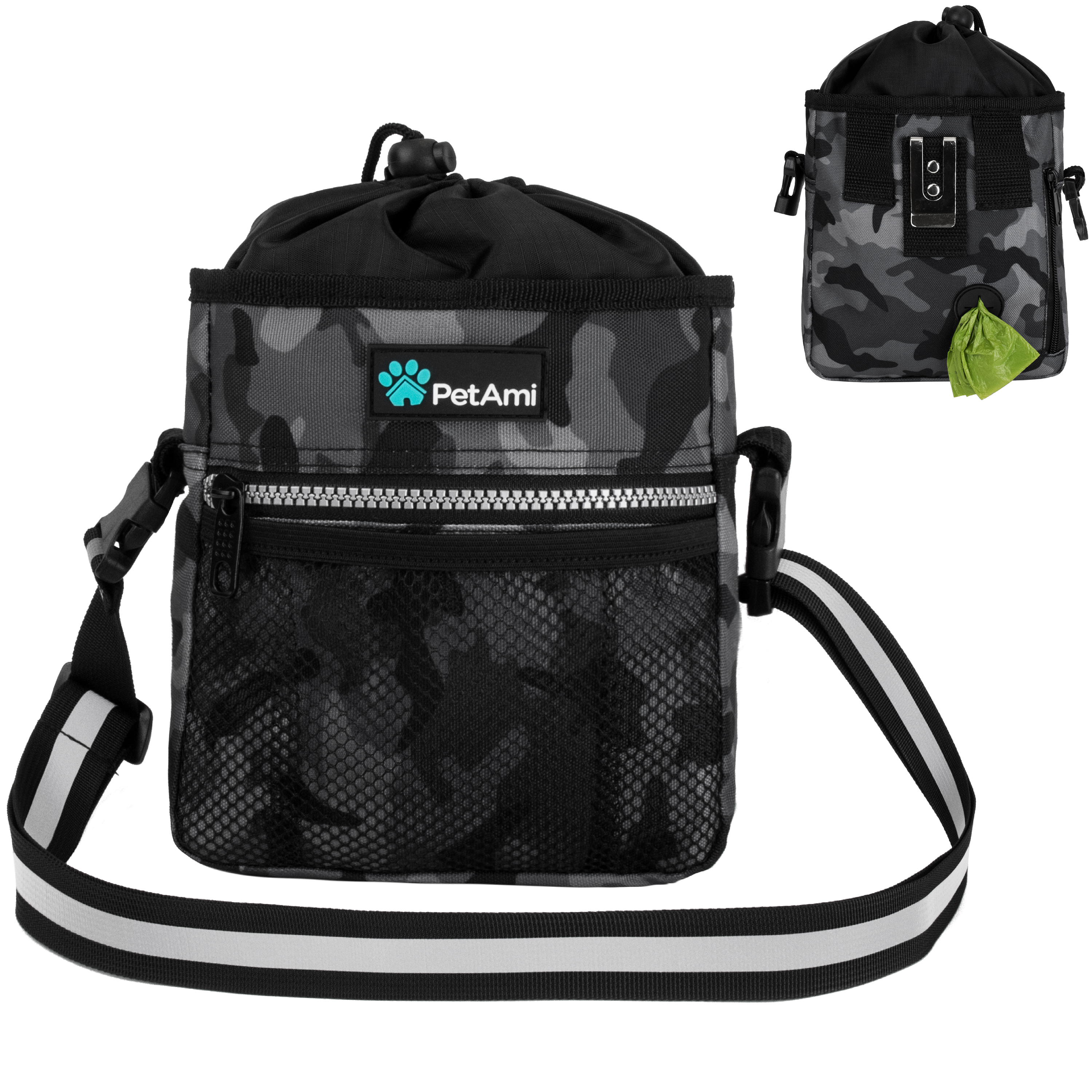 Pet Treat Pouch Training Dog Snack Feed Food Puppy Bait Obedience Waist Belt Bag - Picture 9 of 92