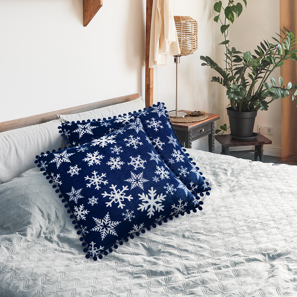 Juego de 2 fundas de almohada de terciopelo suave decoración de sofá - Imagen 100 de 122