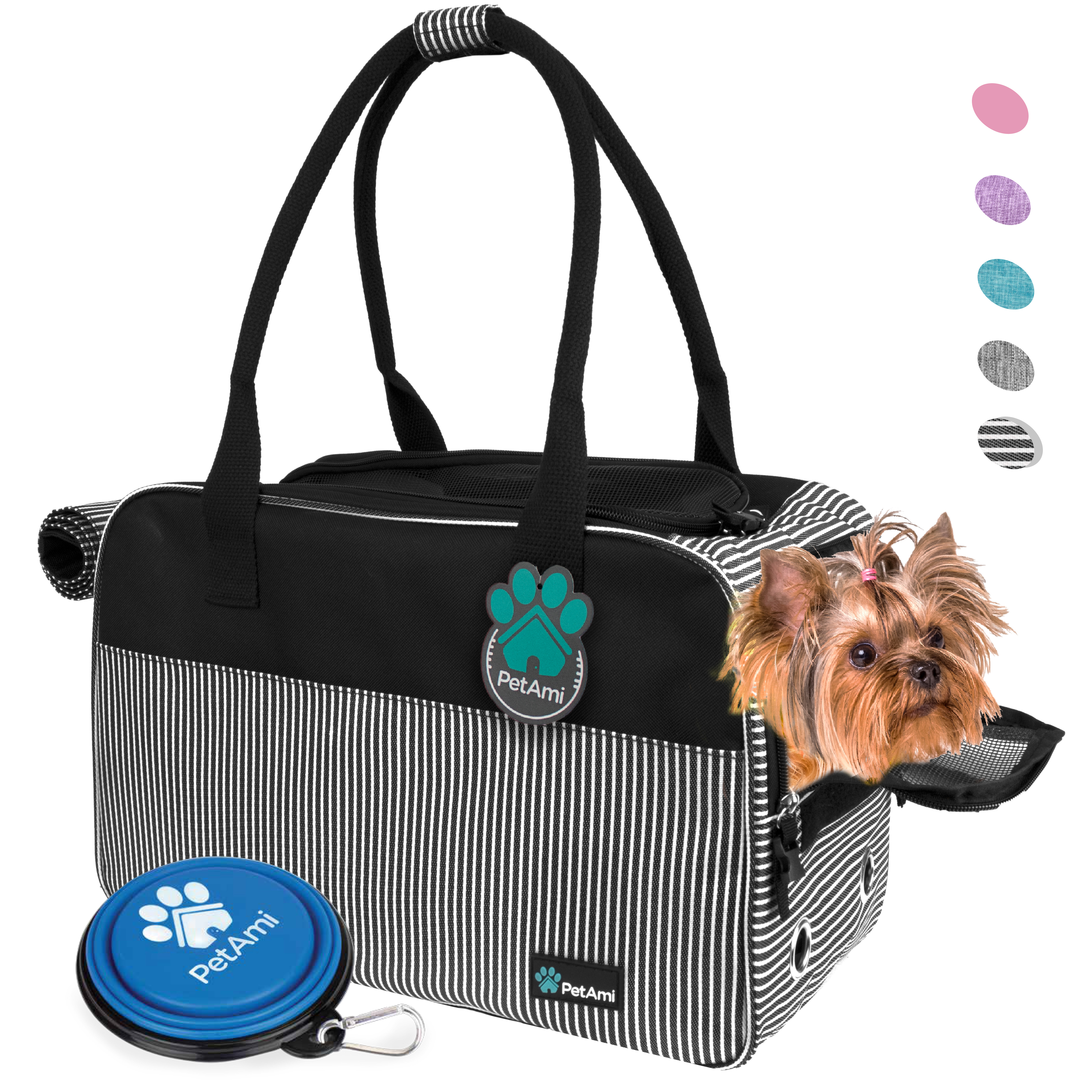 Pet Dog Cat Carrier Travel Tote Bag Comfort Puppy Purse Case Soft Sided Airline - Picture 24 of 39