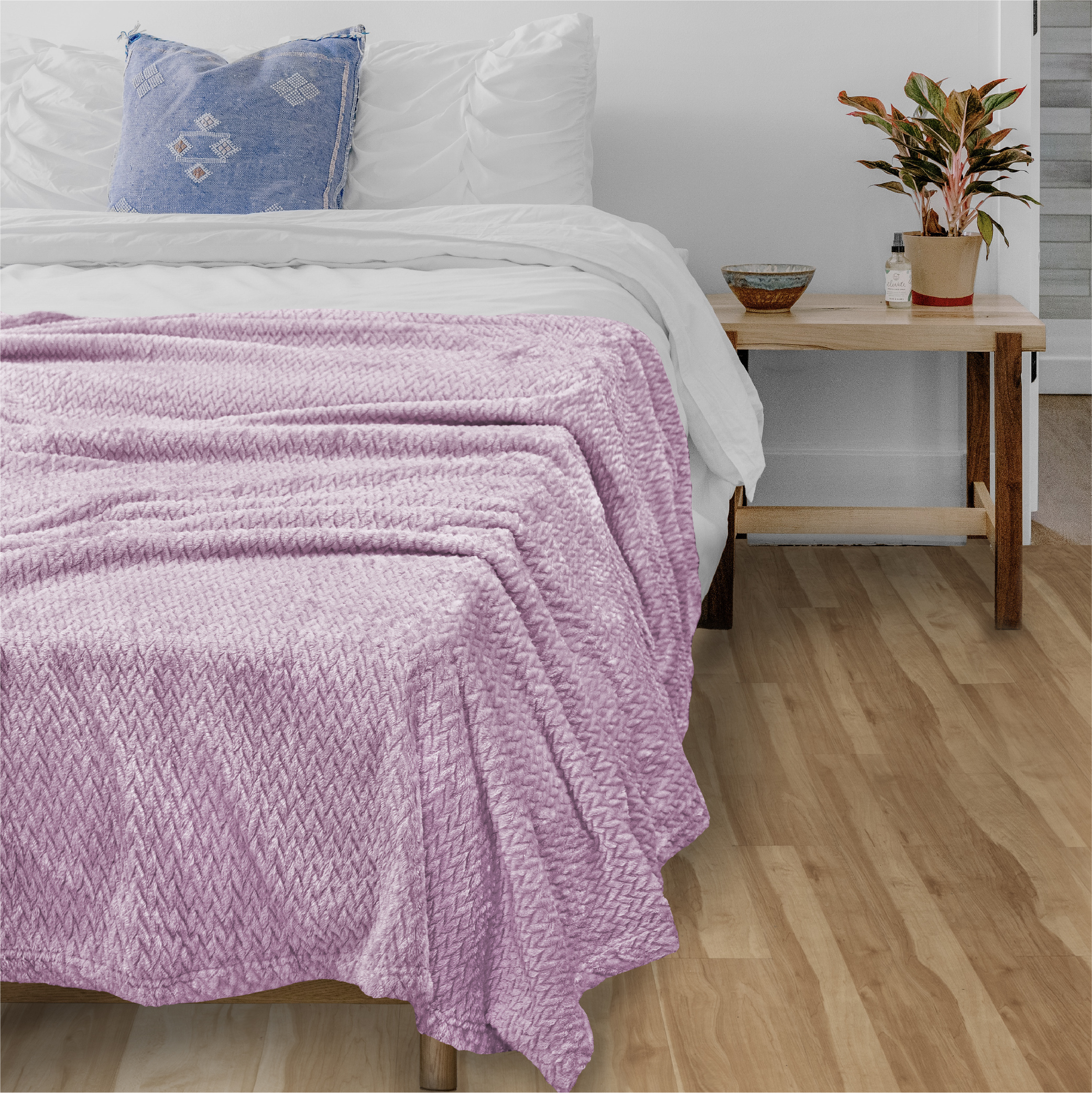 Super Soft Fleece Throw Blanket for Couch Sofa Bed Chair Lightweight Microfiber - Picture 43 of 139