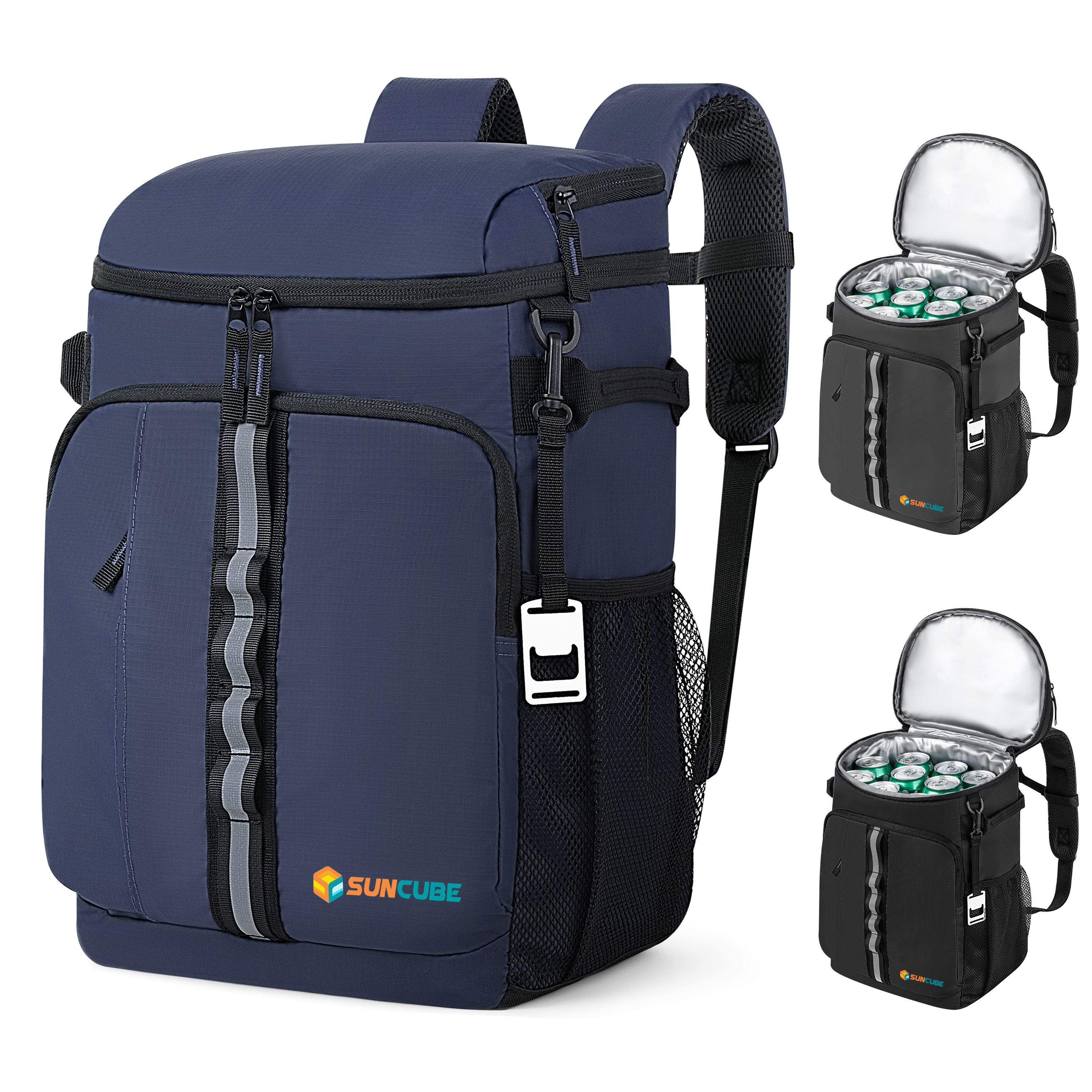 Cooler Backpack Insulated Soft Leakproof Cooler Bag 33 Cans Beach Camping Cooler