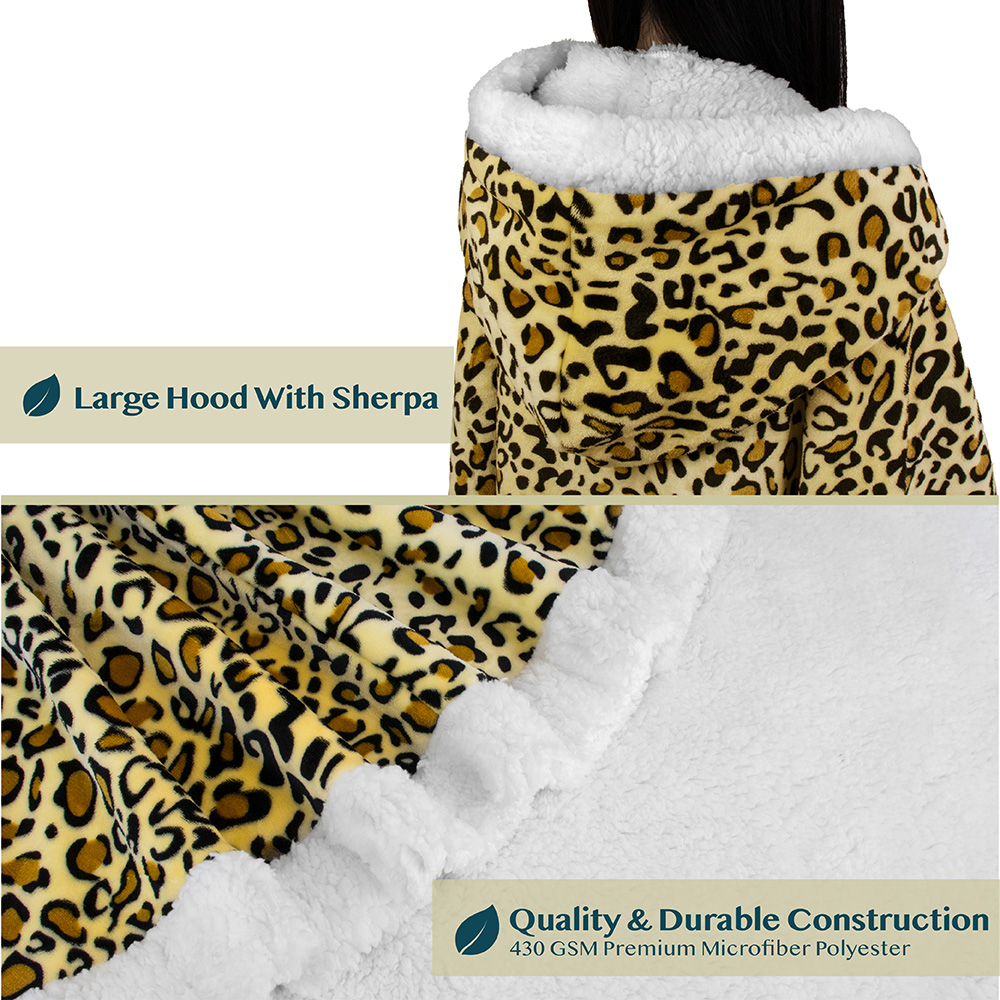 Manta portátil con capucha Angel Wrap para mujer acogedora poncho envolvente capucha tiro para adulto - Imagen 66 de 184