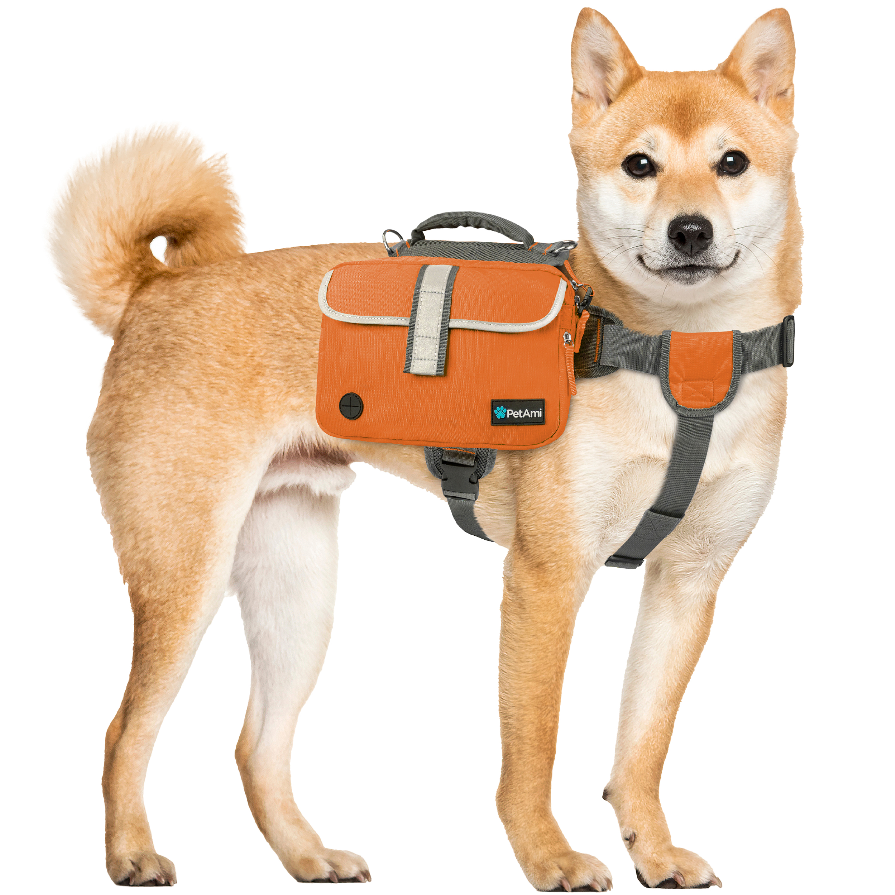 Dog Backpack Harness For Hiking Traveling Camping Training Bag Vest Saddle Bag - Picture 36 of 43