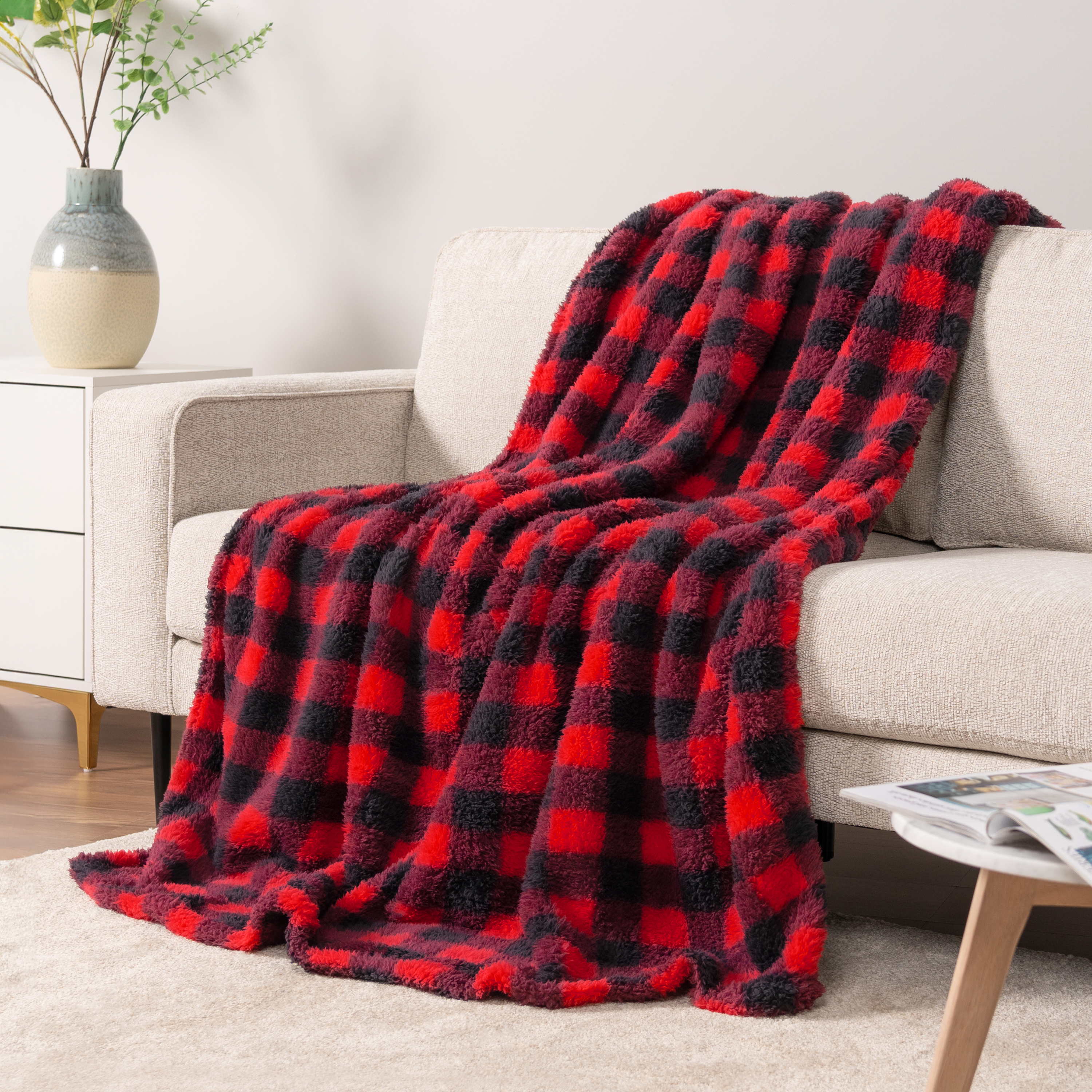 Super Soft Blanket Lightweight Sherpa Fleece Warm Fluffy Throws Couch Sofa Bed - Picture 22 of 169