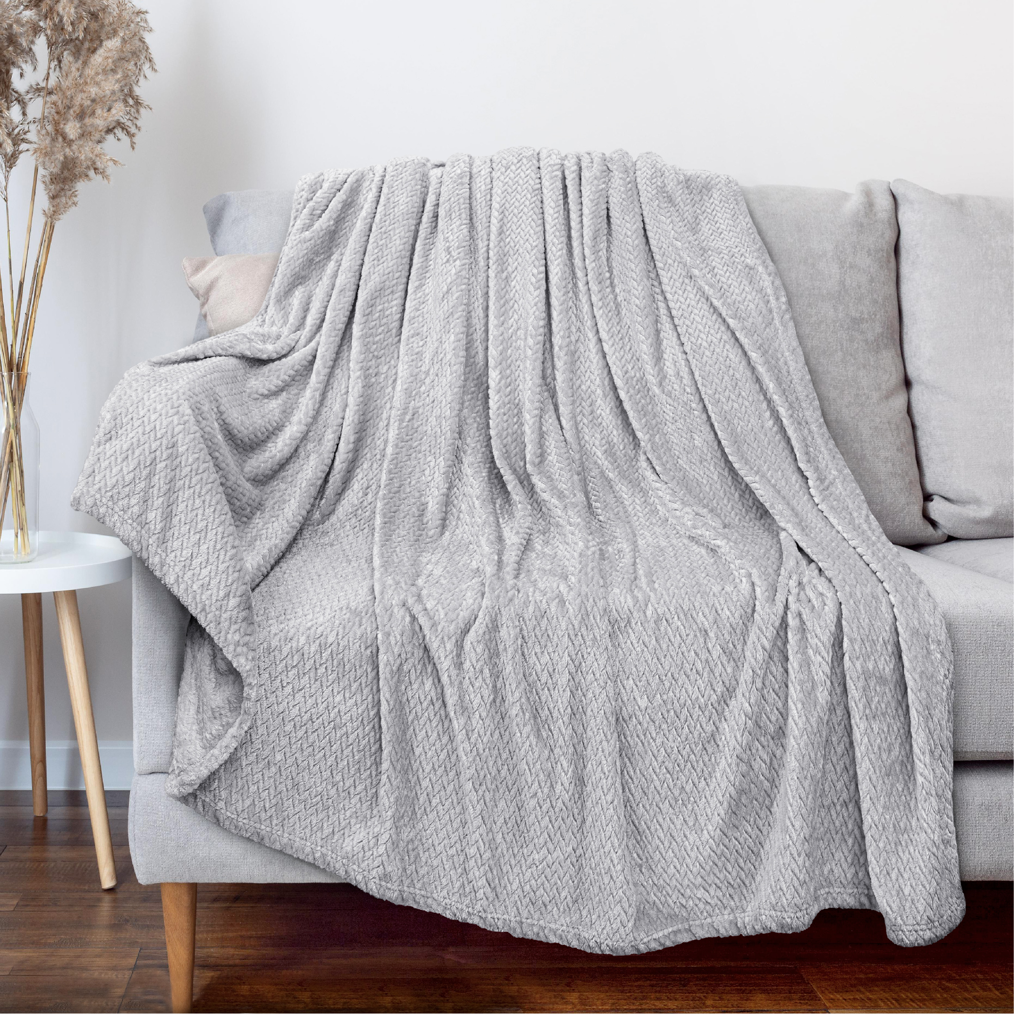 Super Soft Fleece Throw Blanket for Couch Sofa Bed Chair Lightweight Microfiber - Picture 47 of 139