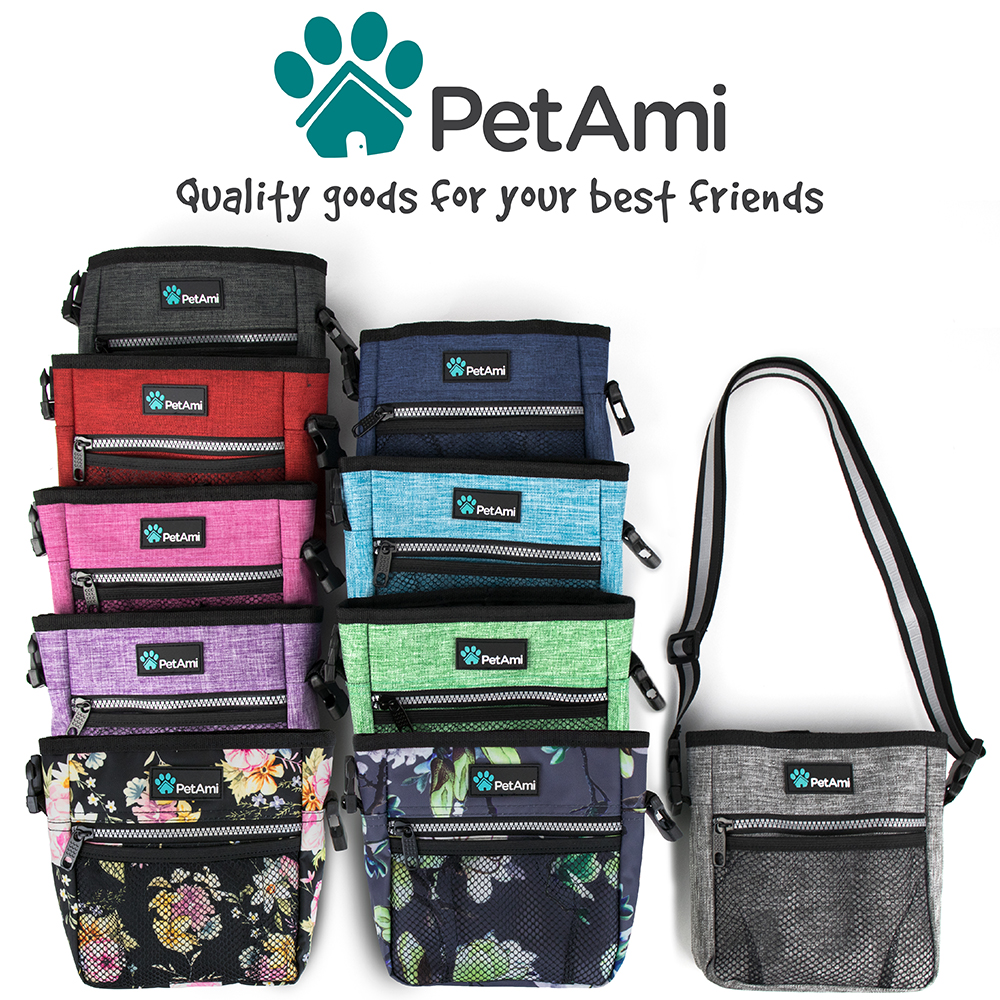 Pet Treat Pouch Training Dog Snack Feed Food Puppy Bait Obedience Waist Belt Bag - Picture 36 of 92