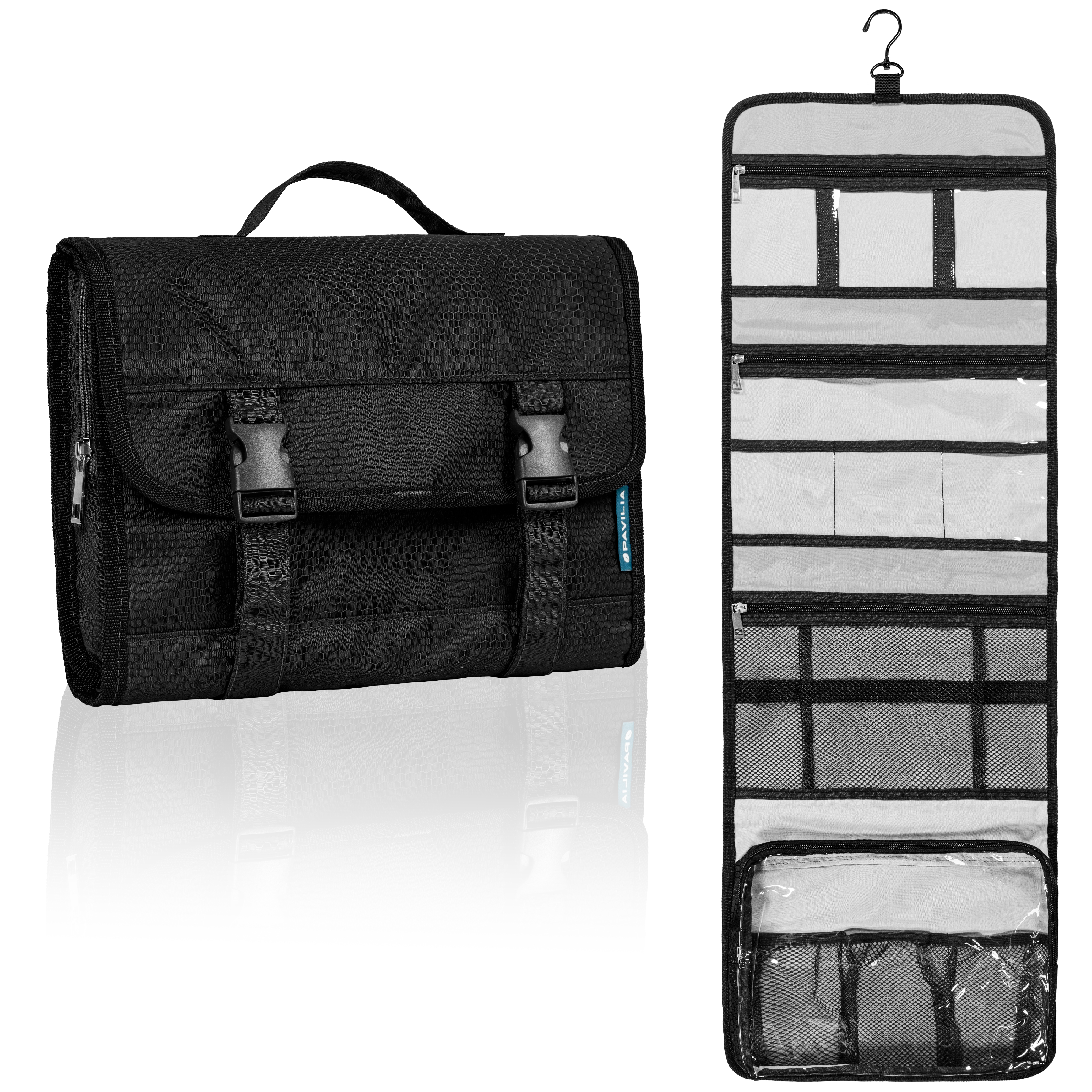 Travel Cosmetic Makeup Bag Toiletry Hanging Zip Organizer Storage