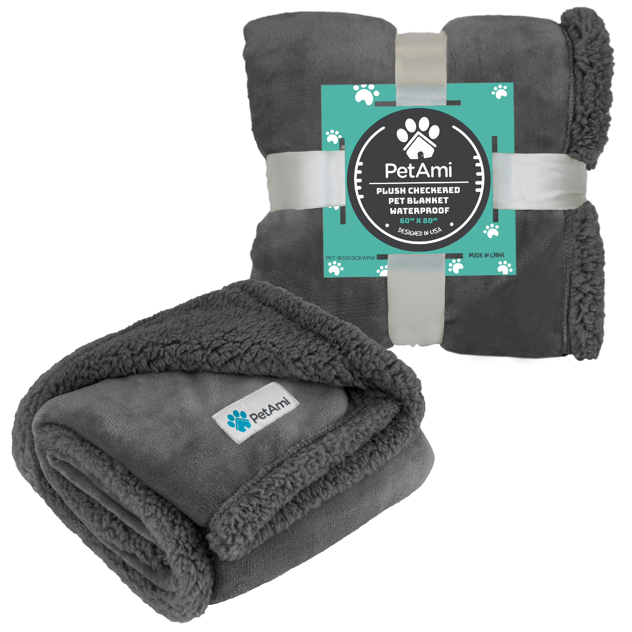 WASSERDICHTE Hundedecke für Haustierbett Couch Möbel Welpe Katze Sherpa Fleece weich - Bild 59 von 146