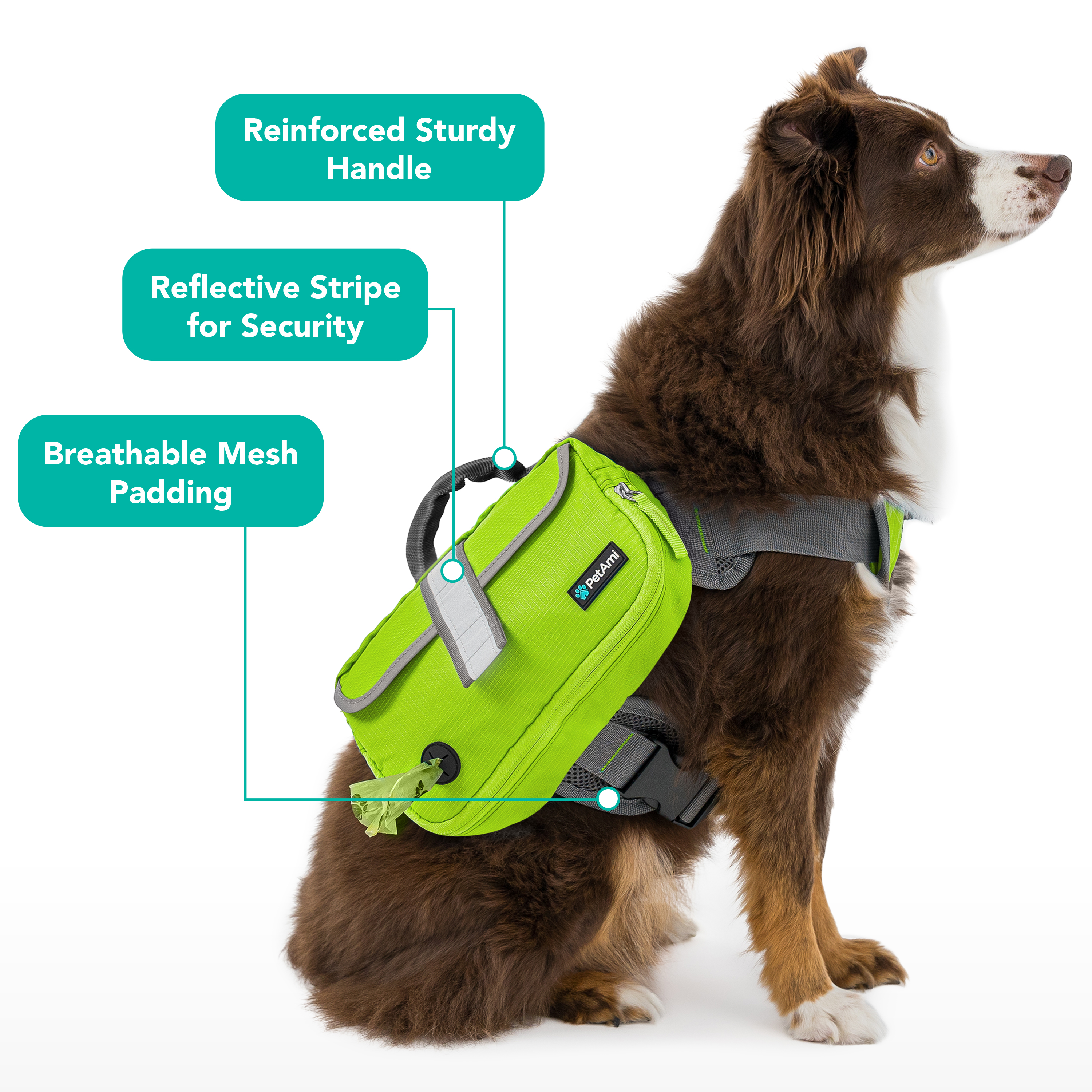 Dog Harness Backpack for Medium Large Dogs Hiking Pet Backpack Saddle Bag Pack Dog Harness Backpack for Medium Large Dogs Hiking Pet Backpack Saddle Bag Pack