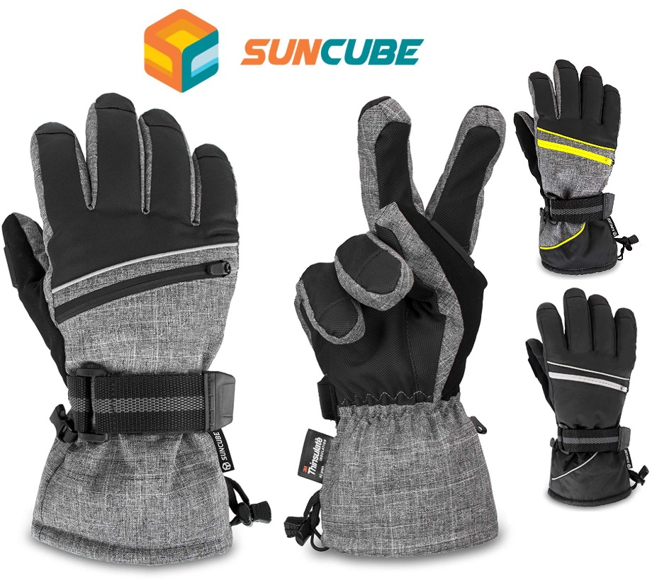Waterproof Winter Thermal Ski Gloves Snow Insulated Warm Snowboard Hiking Men - Picture 16 of 23