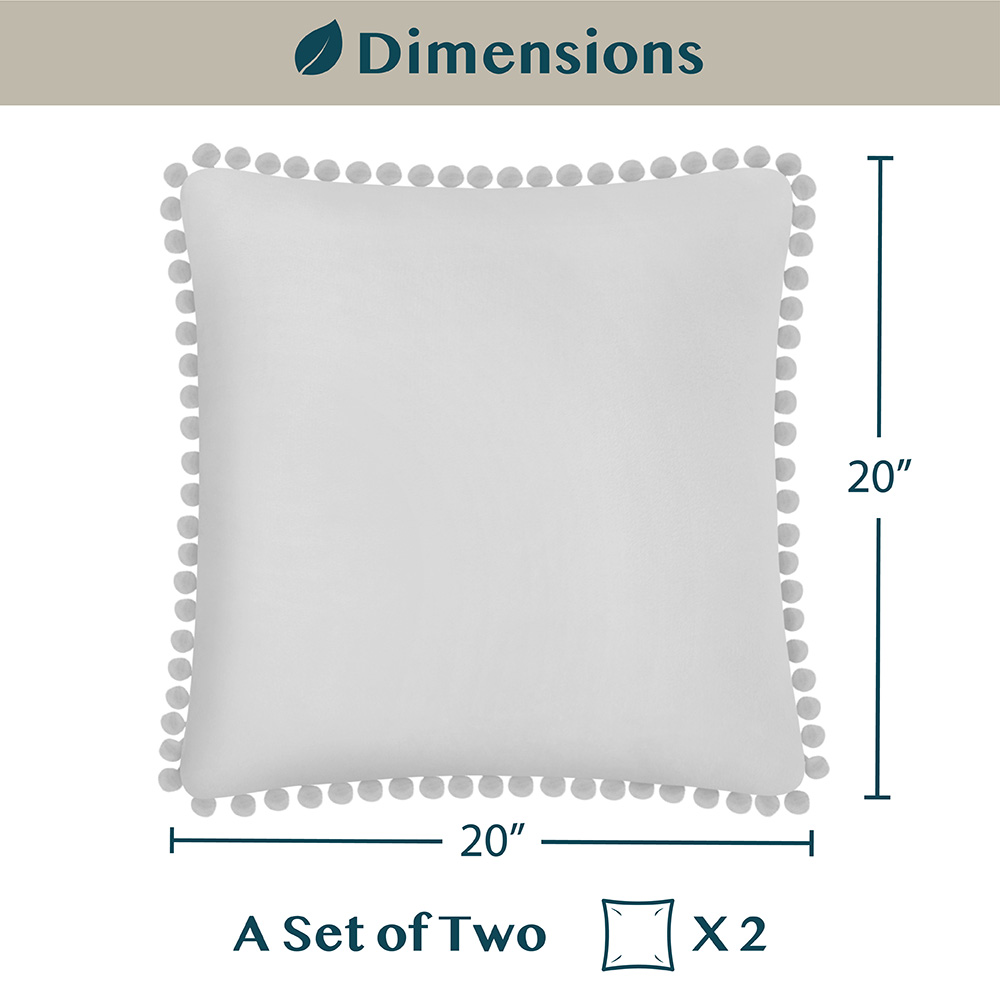 Juego de 2 fundas de almohada de terciopelo suave decoración de sofá - Imagen 70 de 122