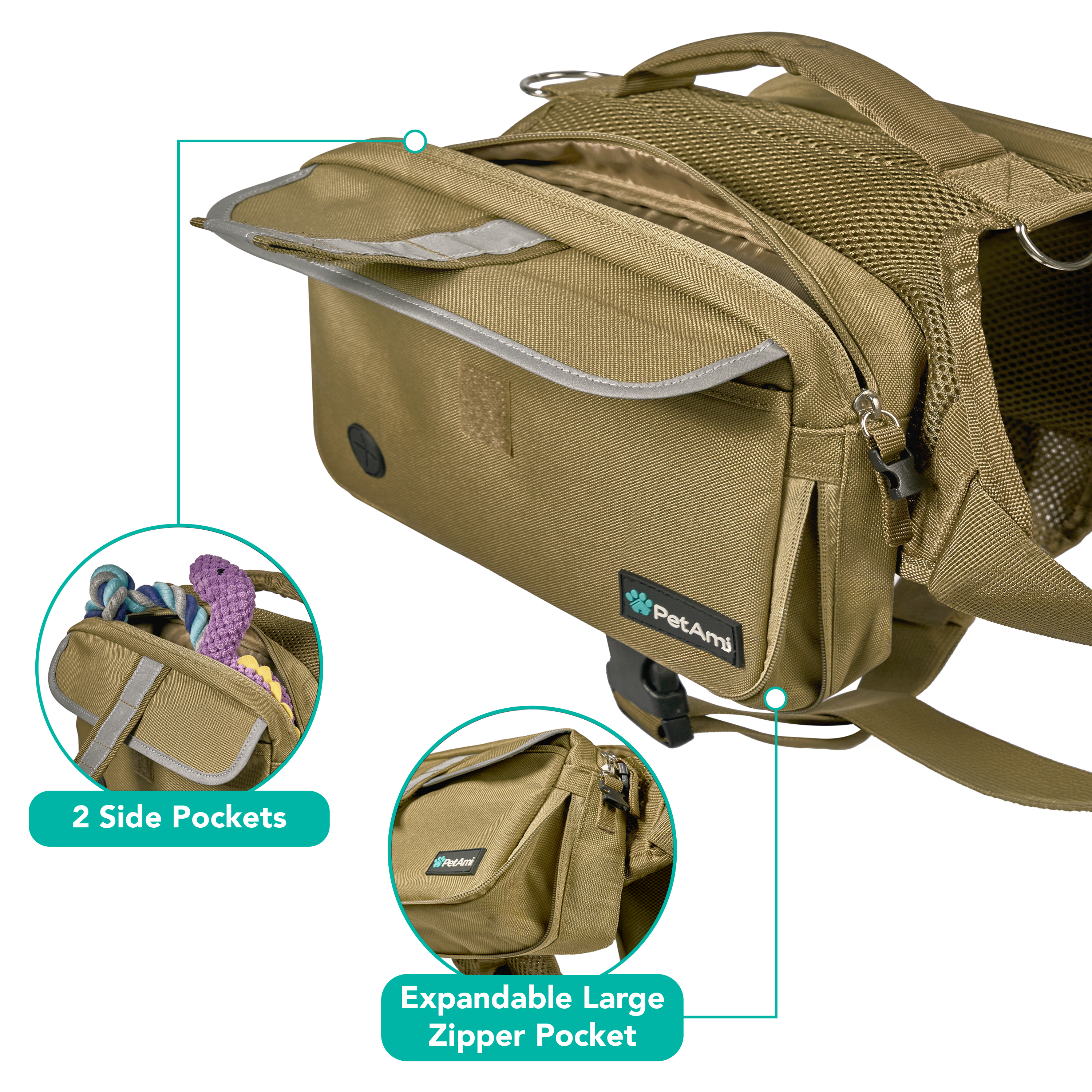 Dog Harness Backpack for Medium Large Dogs Hiking Pet Backpack Saddle Bag Pack Dog Harness Backpack for Medium Large Dogs Hiking Pet Backpack Saddle Bag Pack